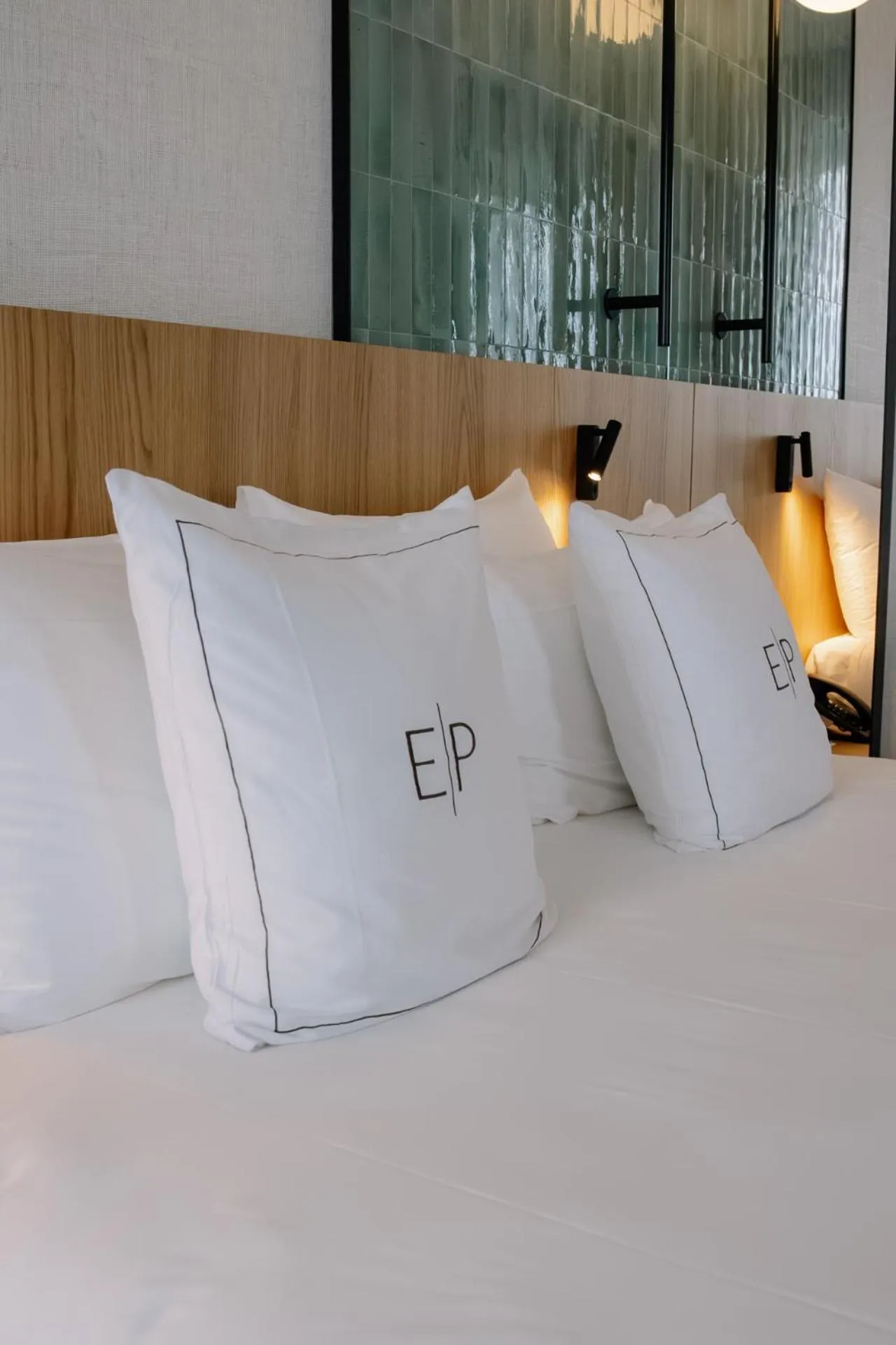 Bed in Europa Palace