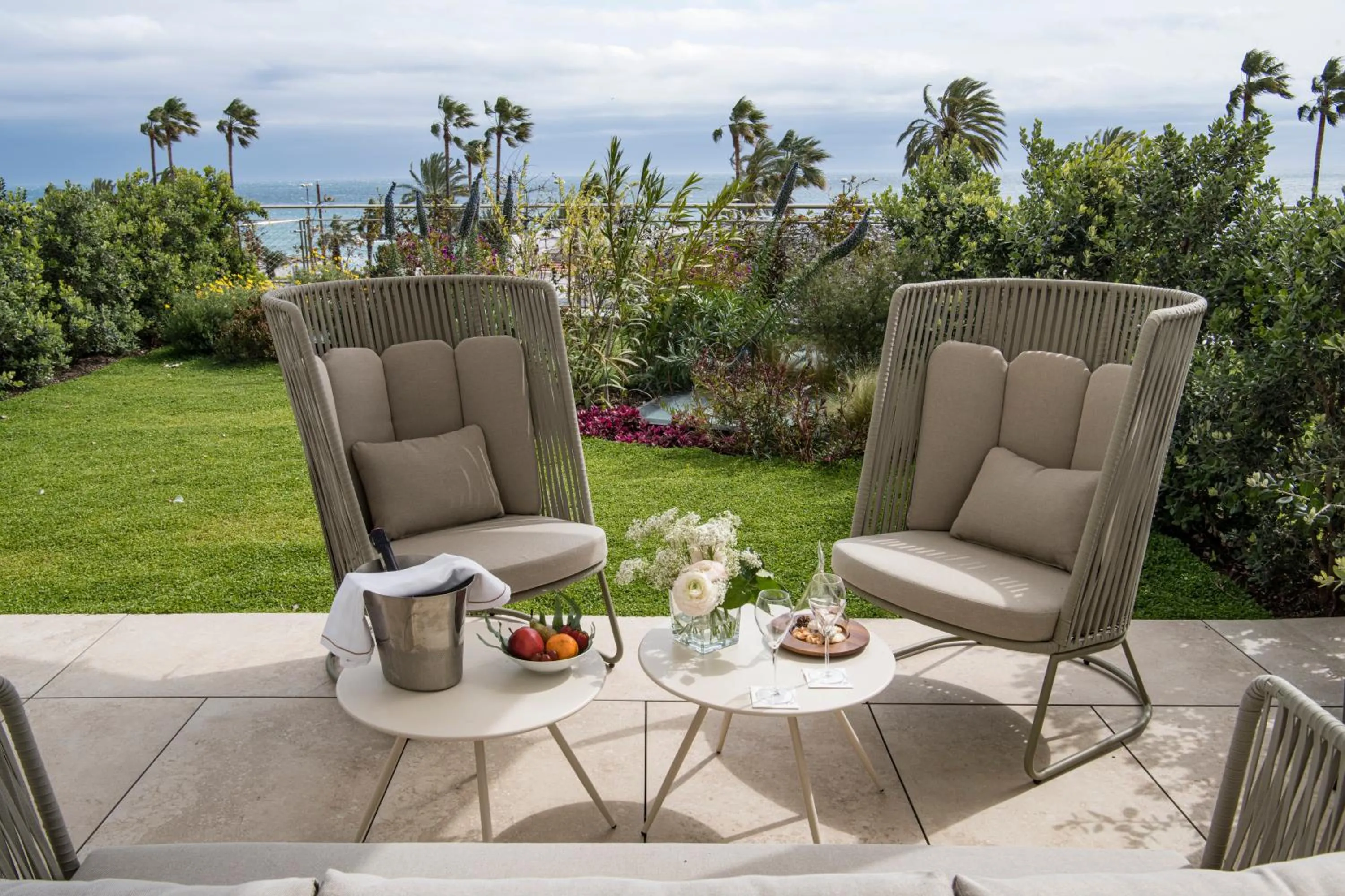 Garden in Europa Palace