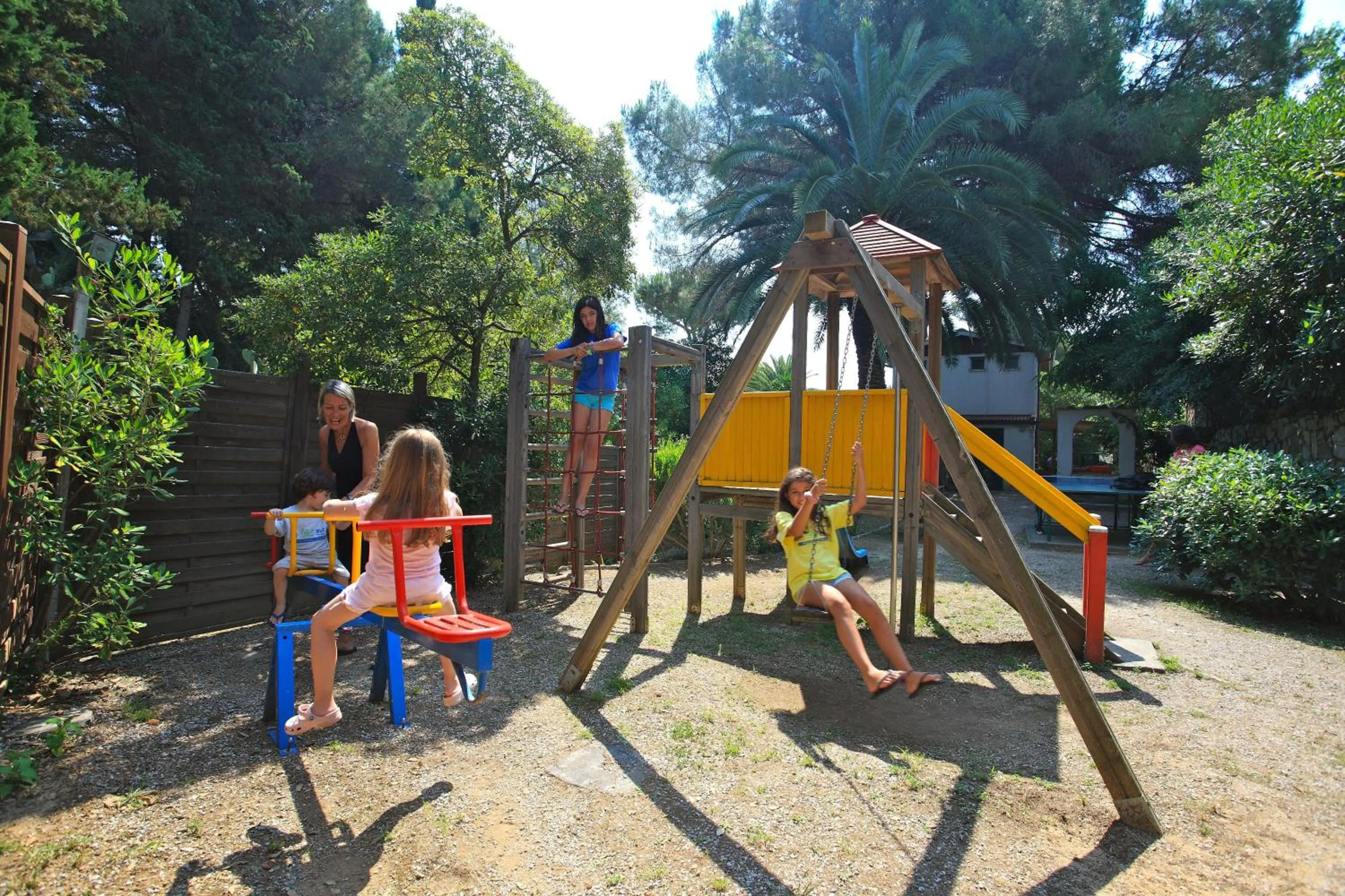 Children play ground in Hotel Antares