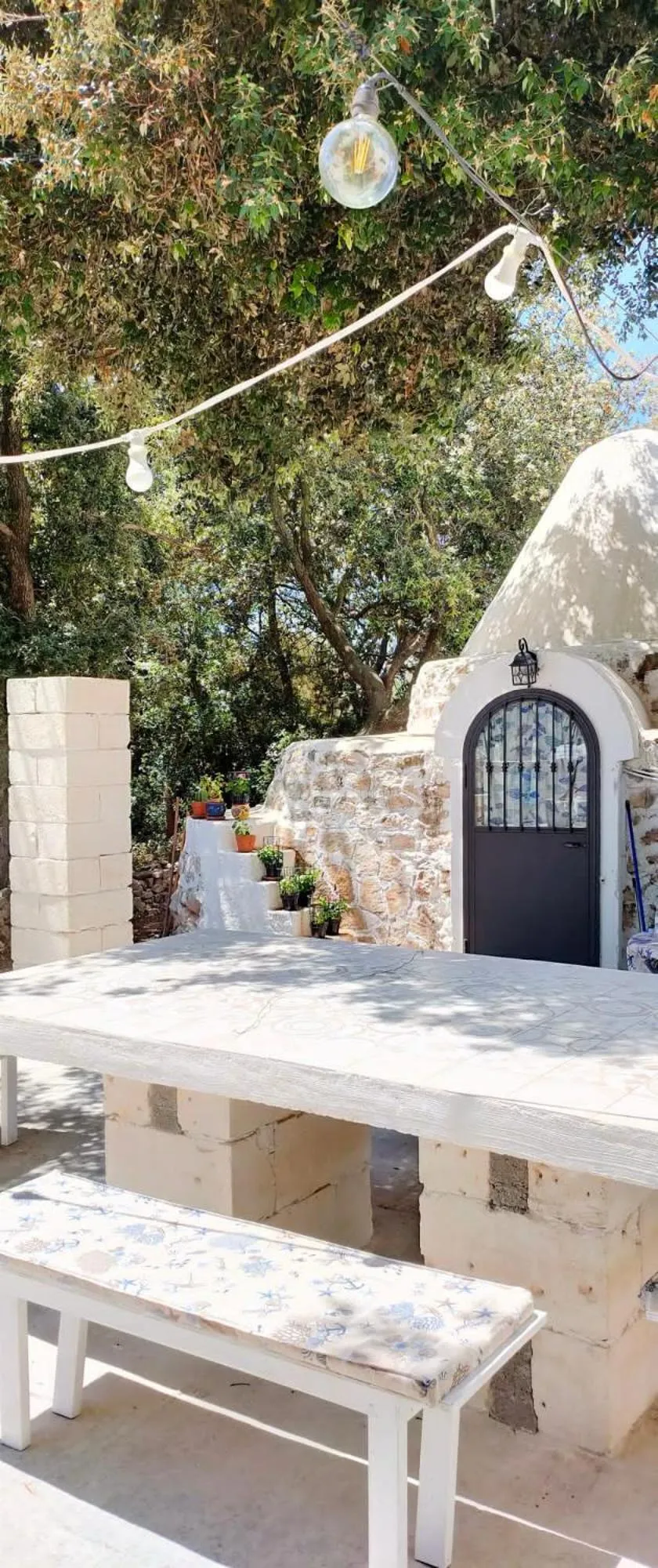 Patio in Trullo Alessandro e Villa Raffaela