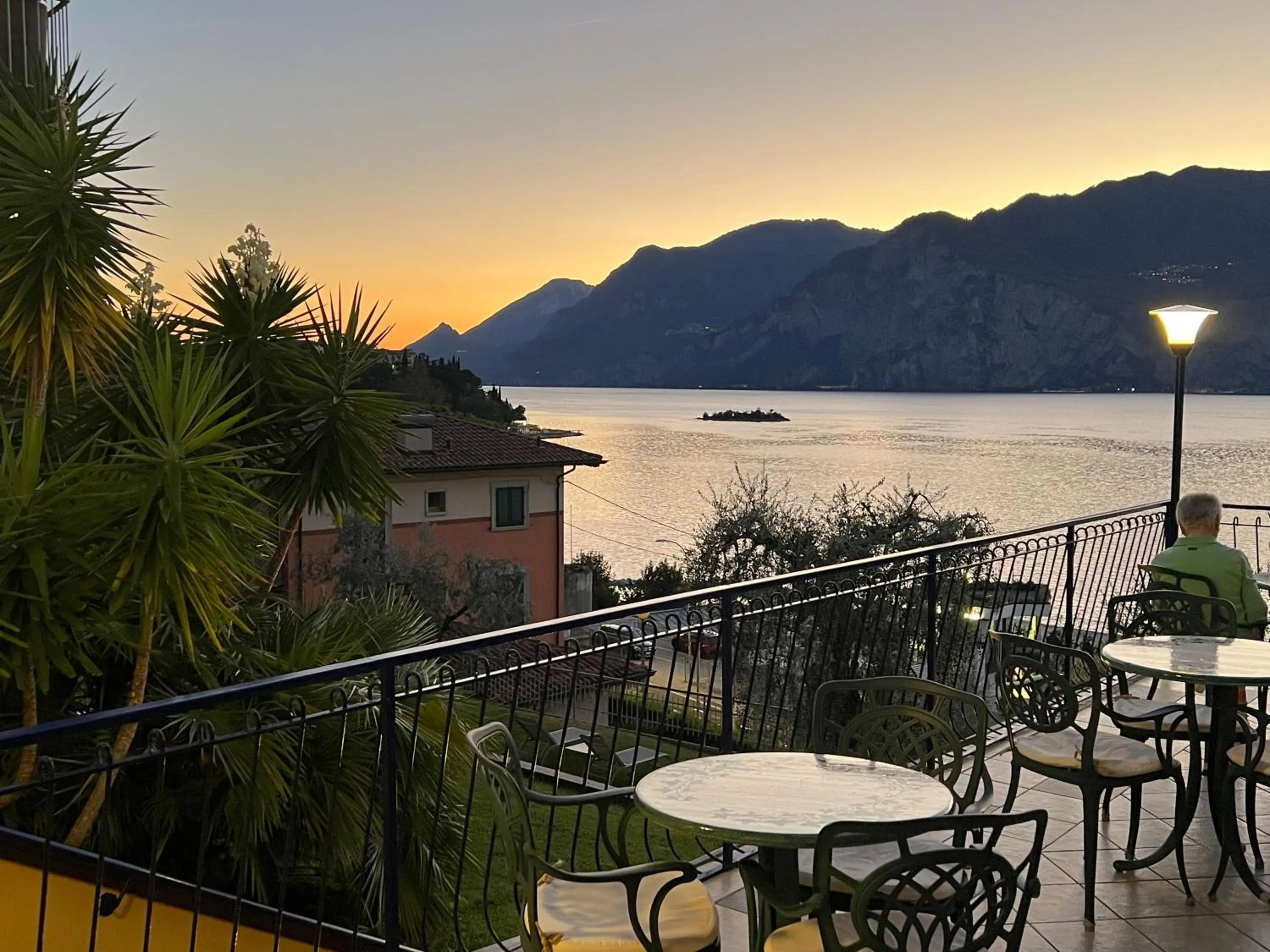 Lake view in Hotel Capri