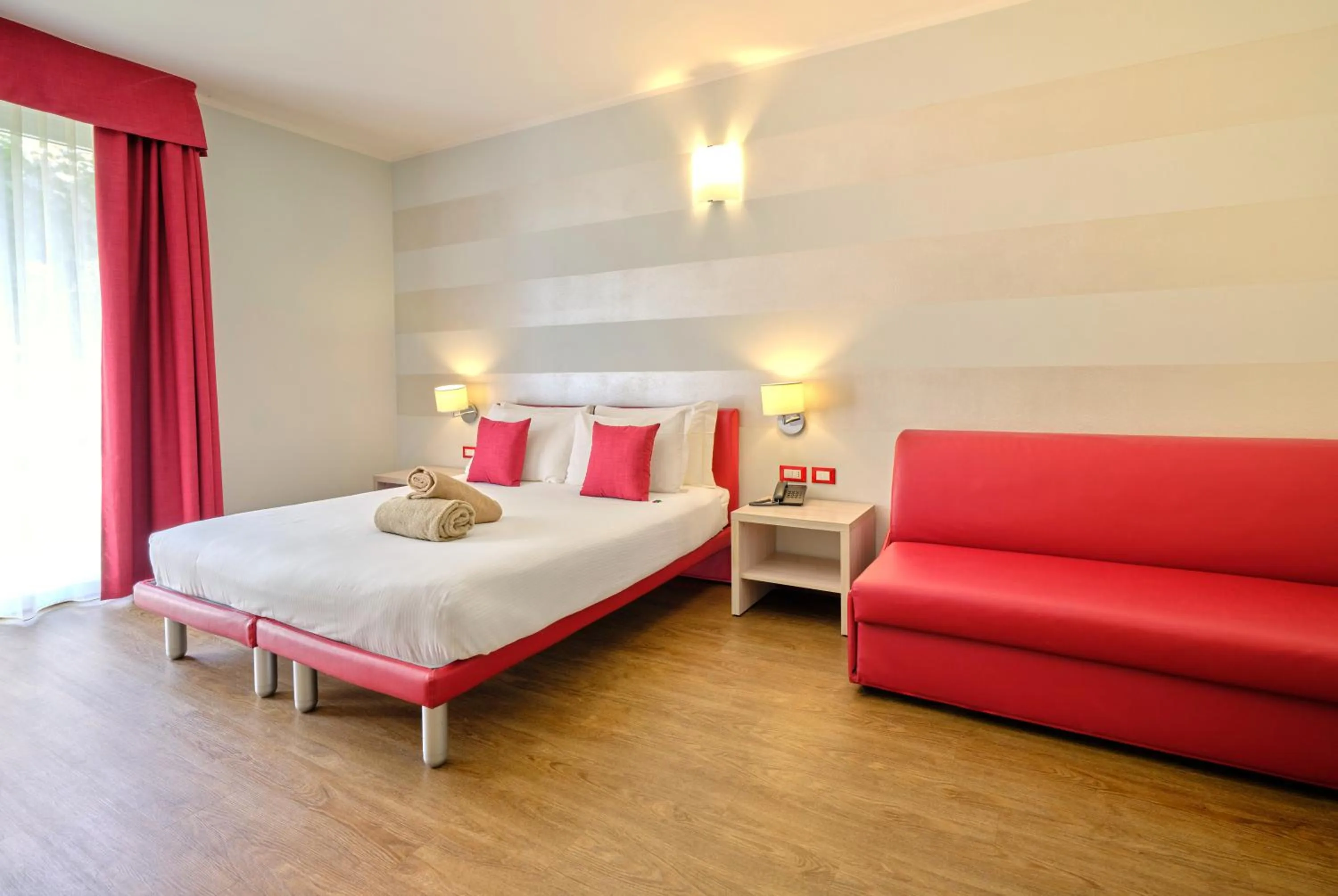 Bed in Hotel Eden Garda