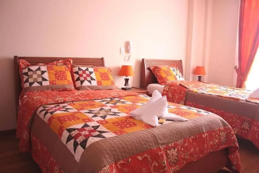 Bed in Hotel Castillo Real