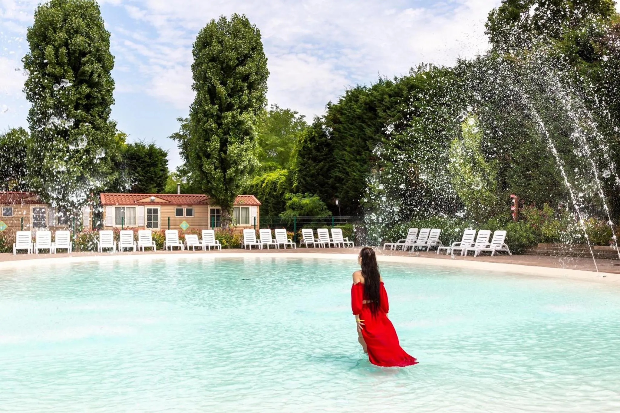 Swimming pool in hu Venezia Camping in Town