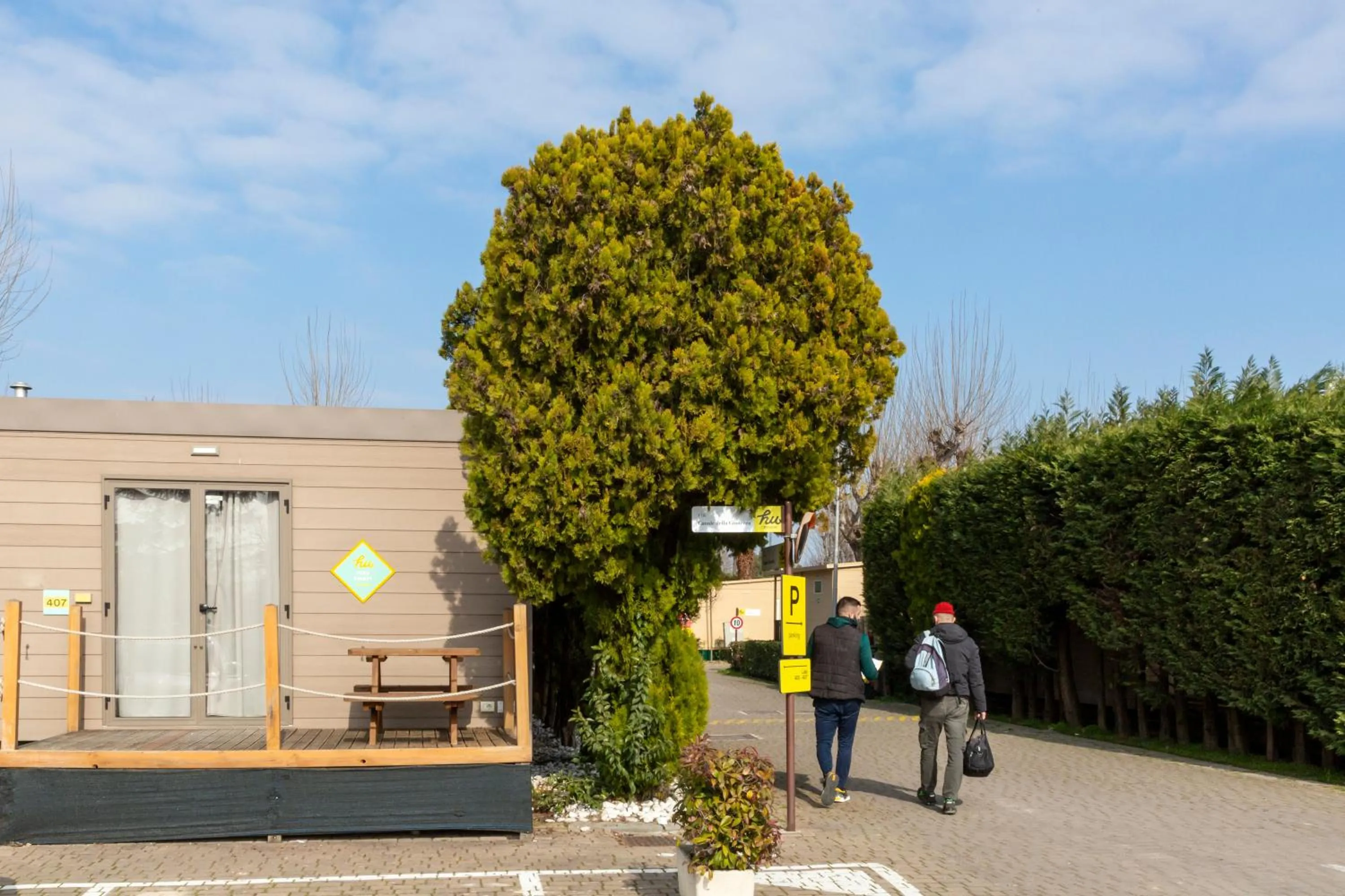 Property building in hu Venezia Camping in Town