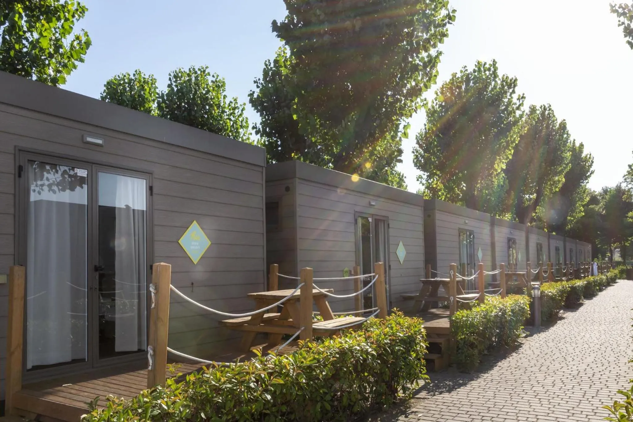 Property building in hu Venezia Camping in Town