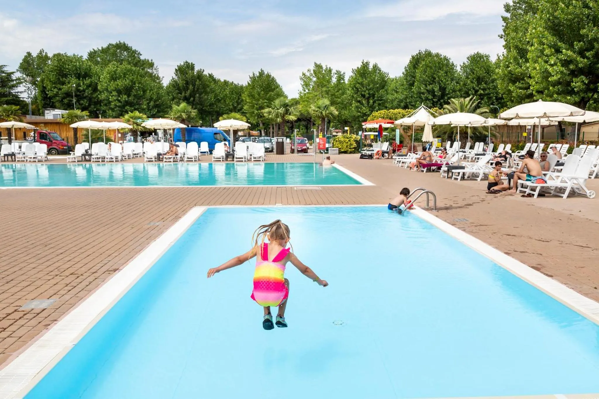 Swimming pool in hu Venezia Camping in Town