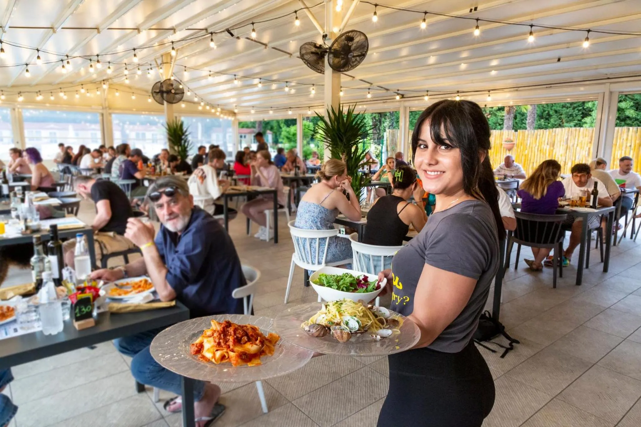 Restaurant/places to eat in hu Venezia Camping in Town