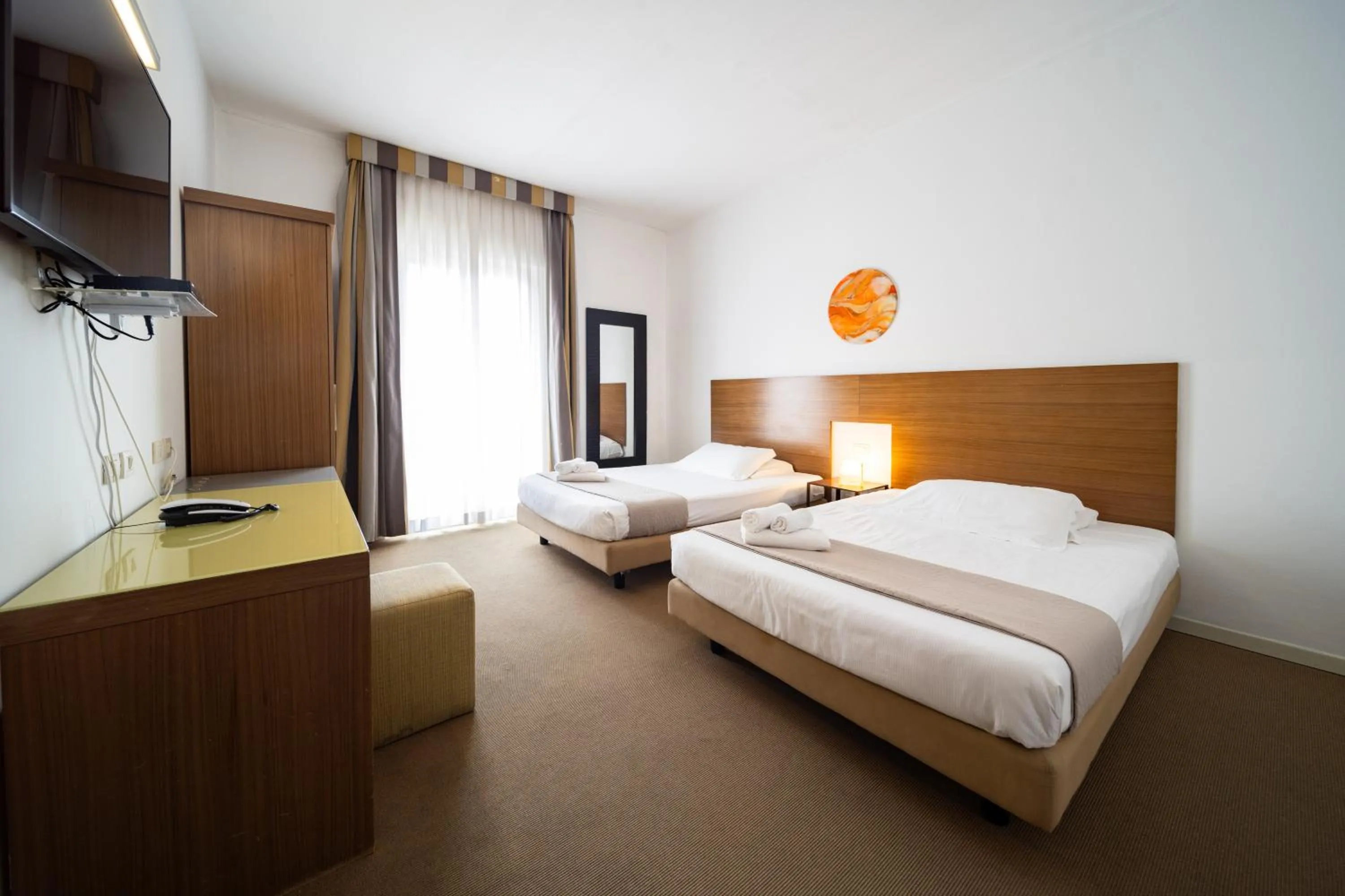 Photo of the whole room, Bed in Hotel Trieste