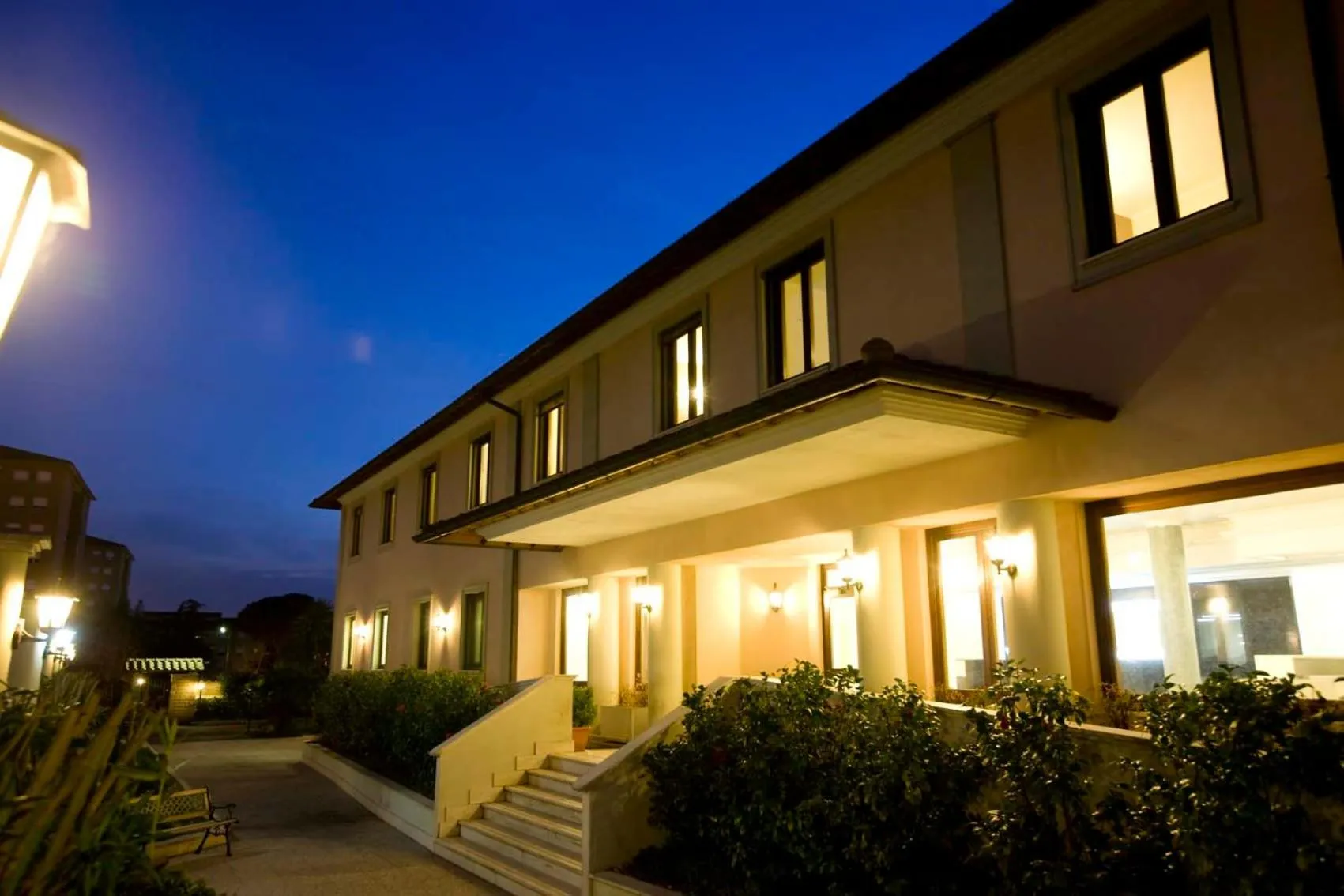 Property building in Hotel Alba Roma