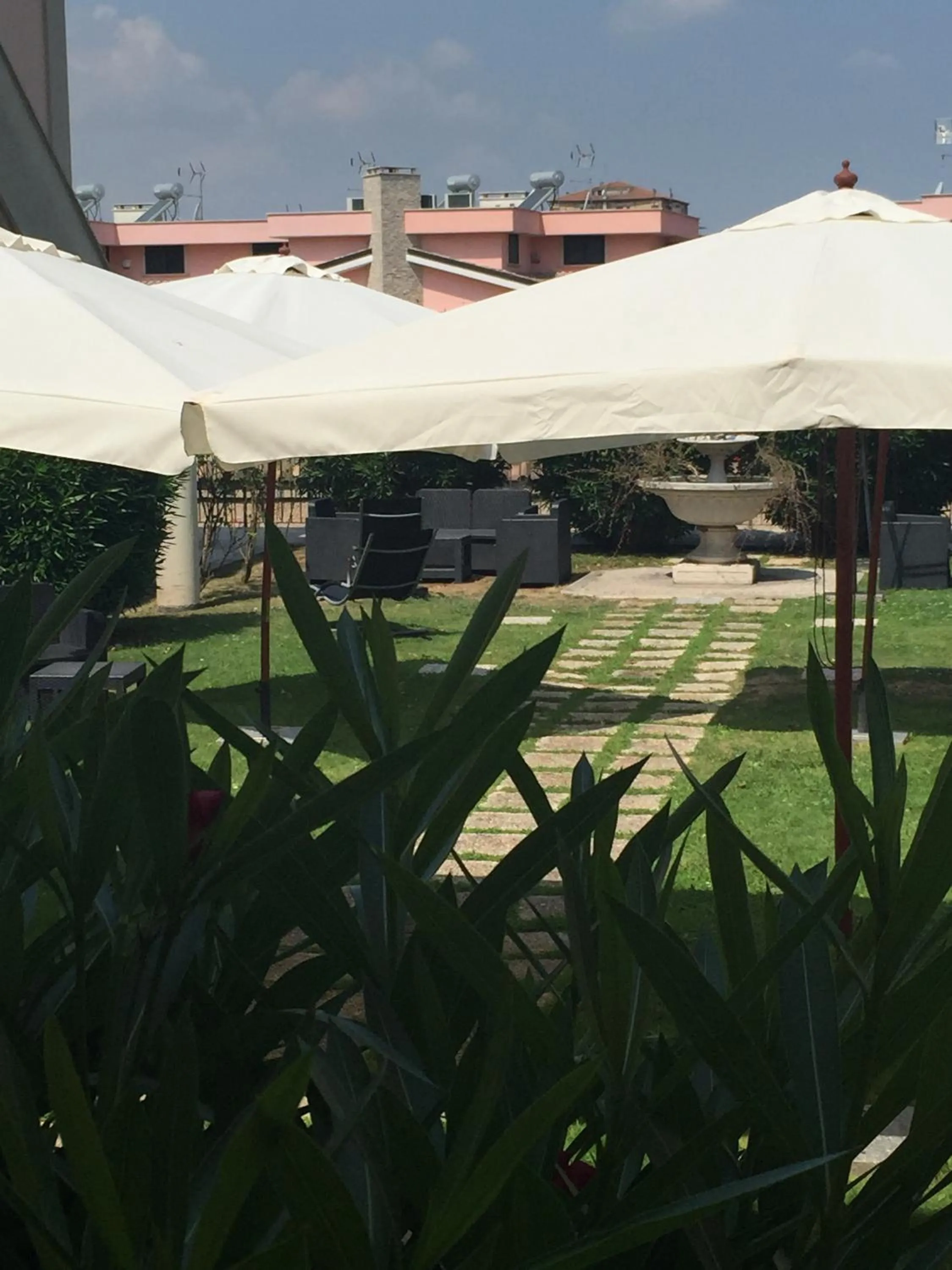 Patio in Hotel Alba Roma