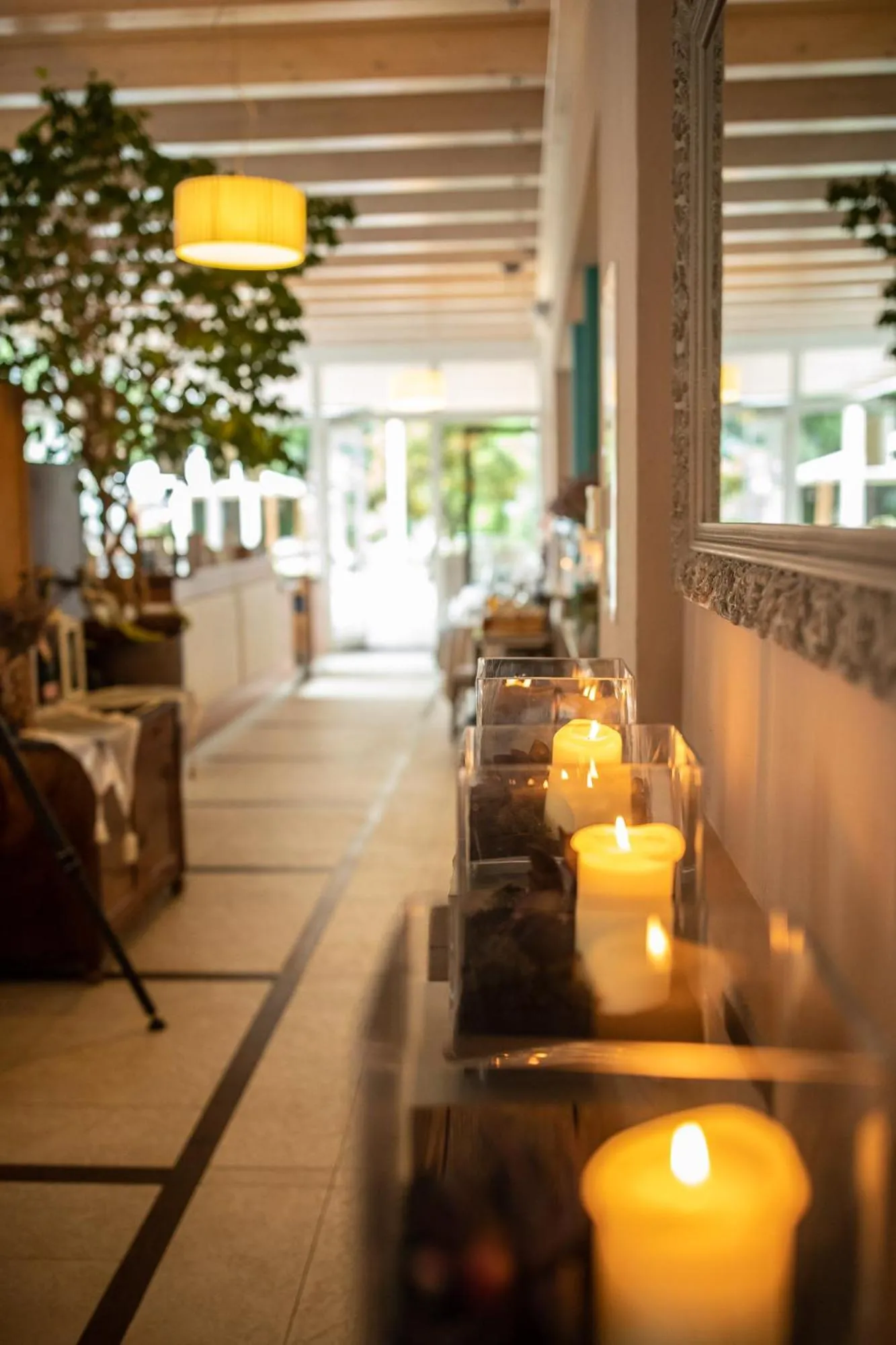 Lobby or reception in Hotel Weingarten