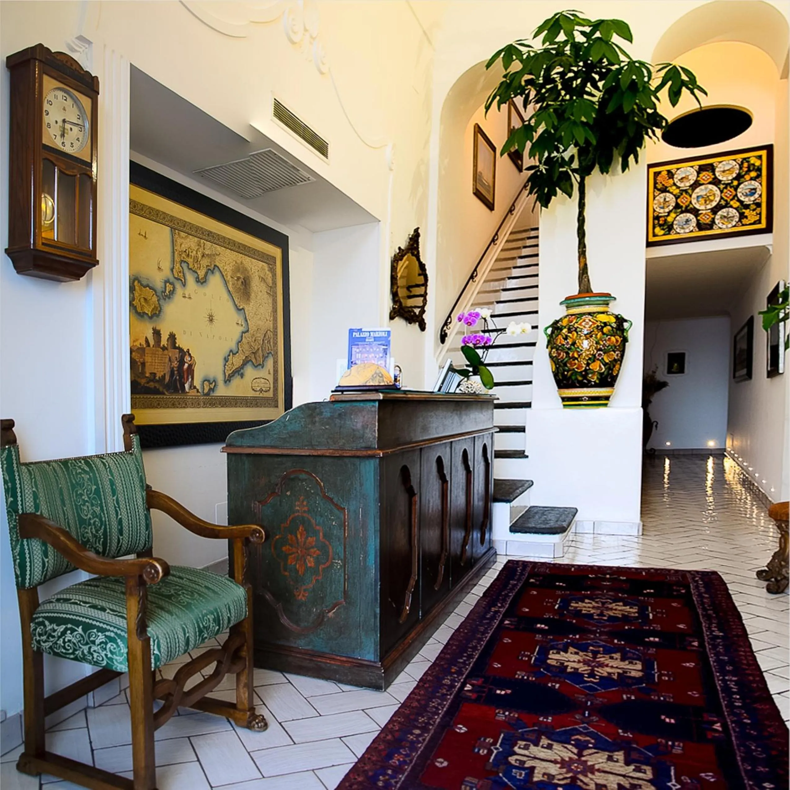 Lobby or reception in Palazzo Marzoli charme Resort - Small Luxury Hotel