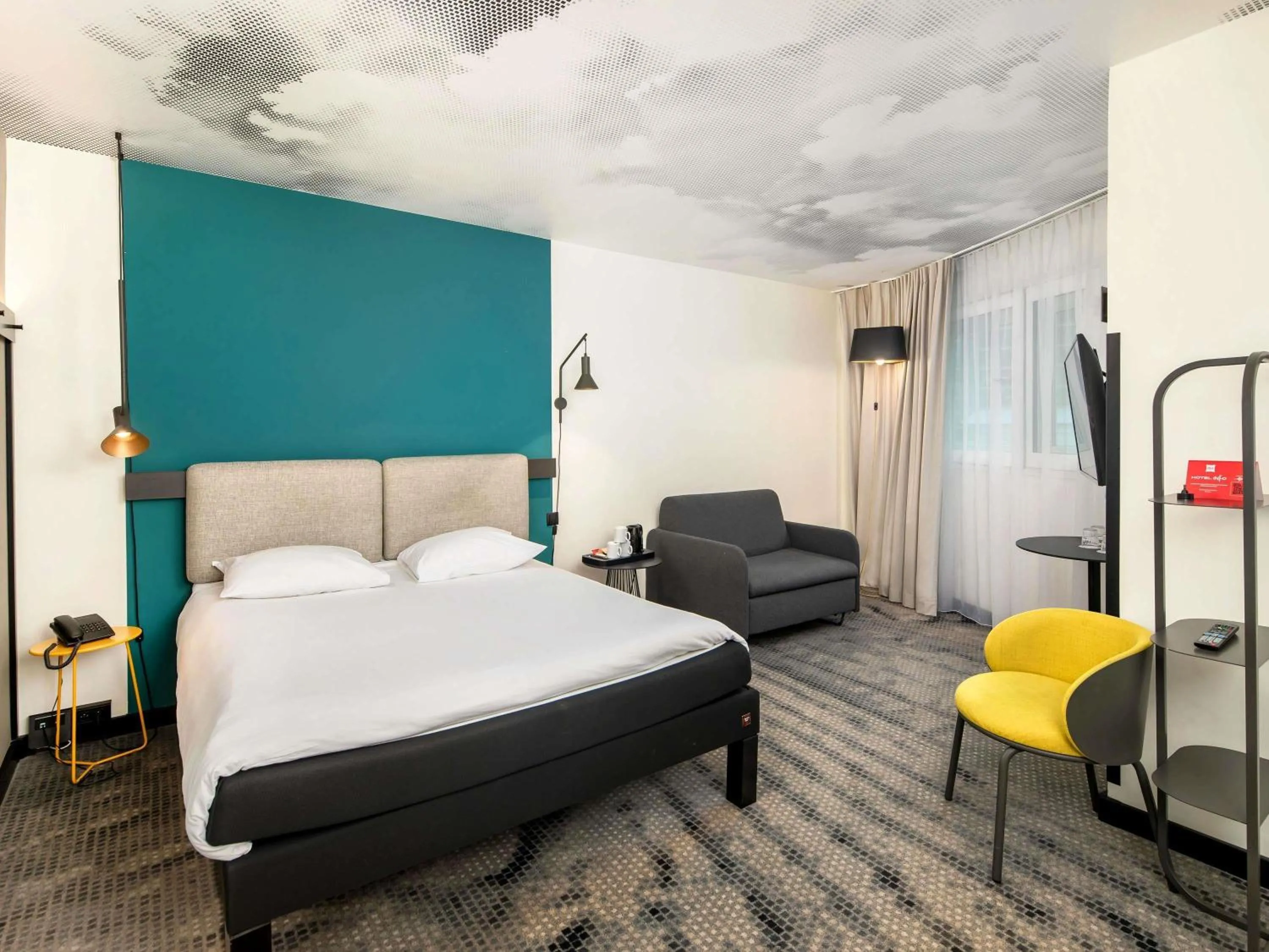 Bedroom, Bed in ibis Warszawa Centrum