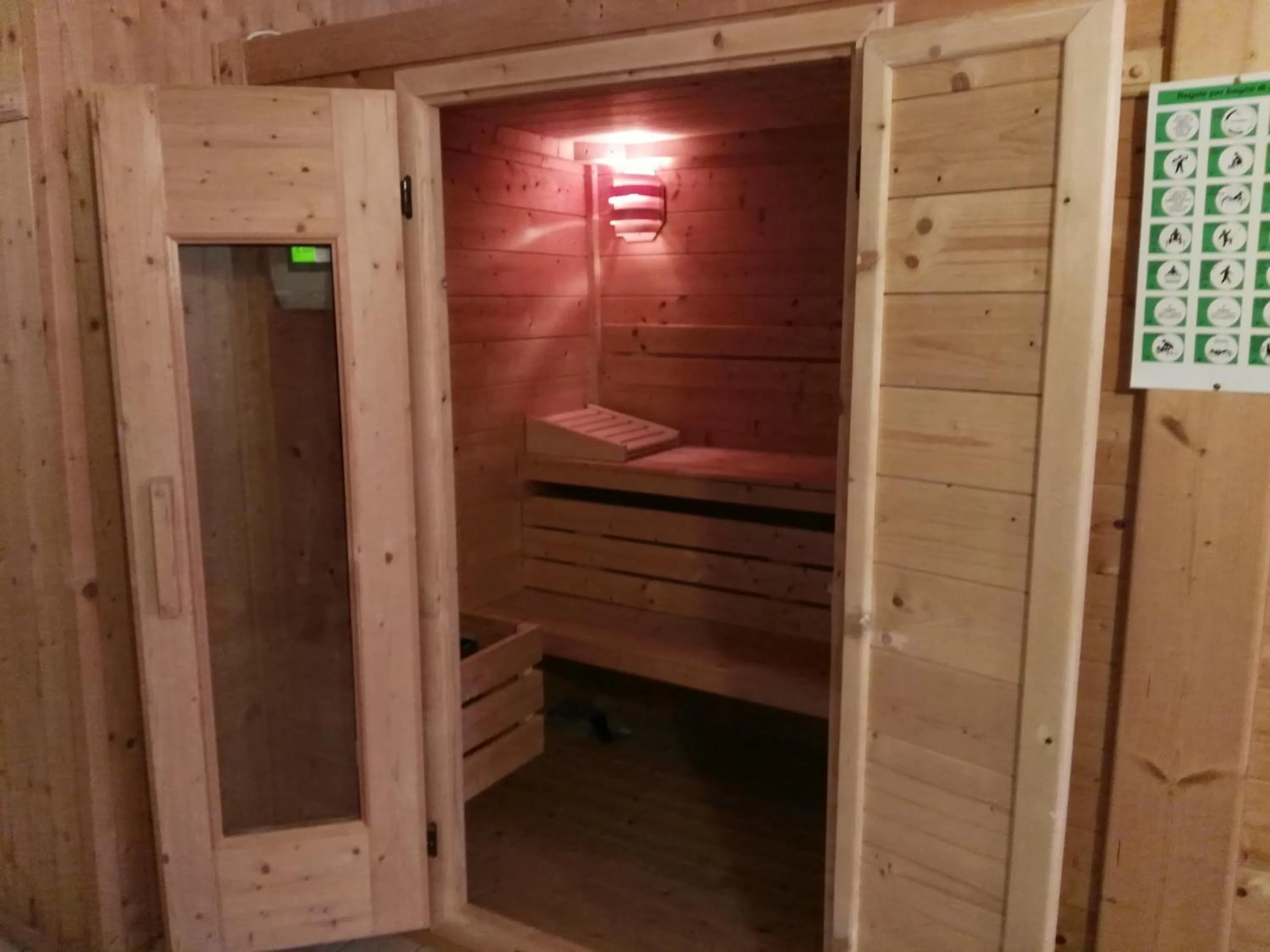 Sauna in Hotel Residence Sanremo