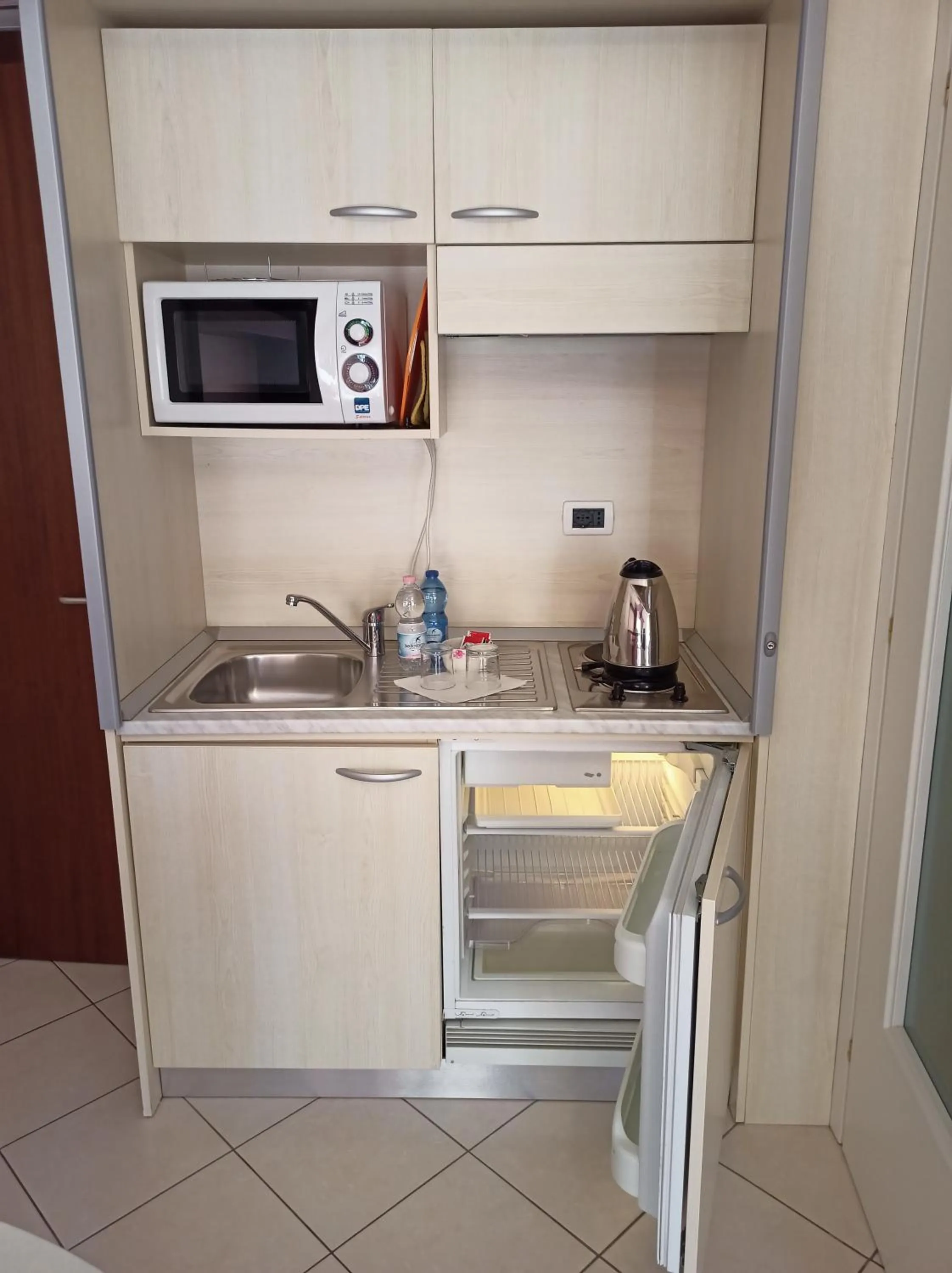 Kitchen or kitchenette in Hotel Residence Sanremo