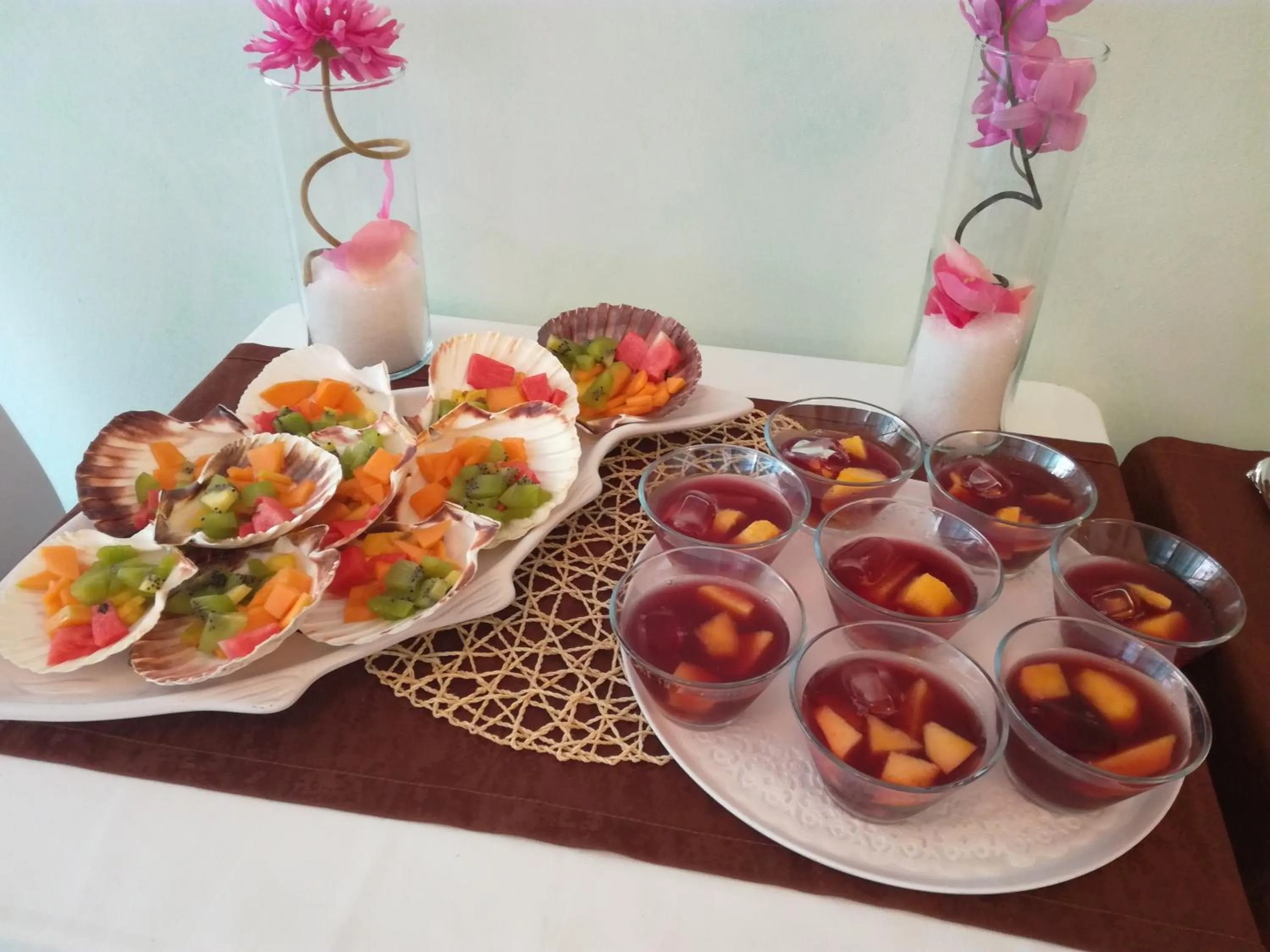 Buffet breakfast in Hotel Residence Sanremo