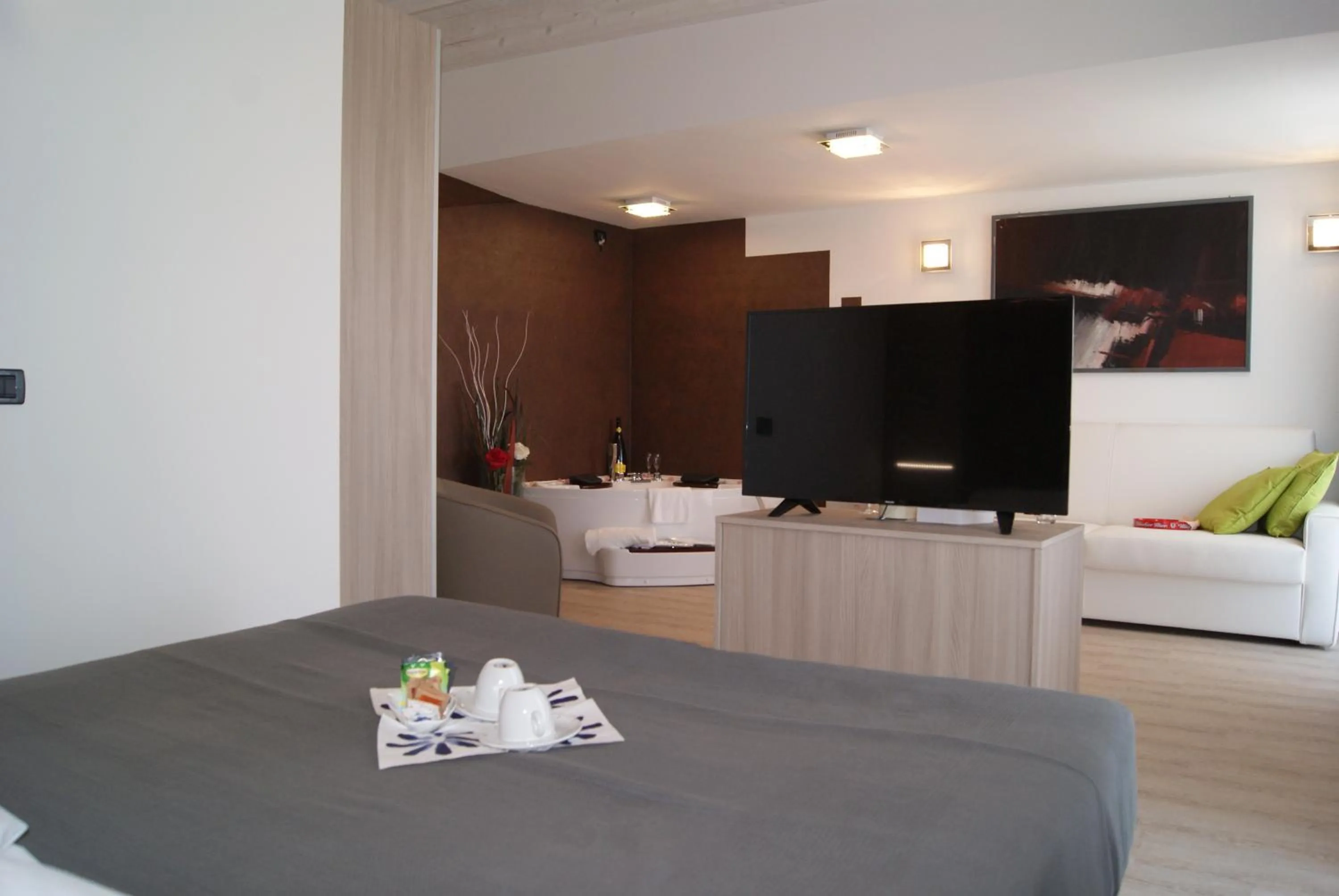 Bedroom, Bed in Hotel Residence Sanremo