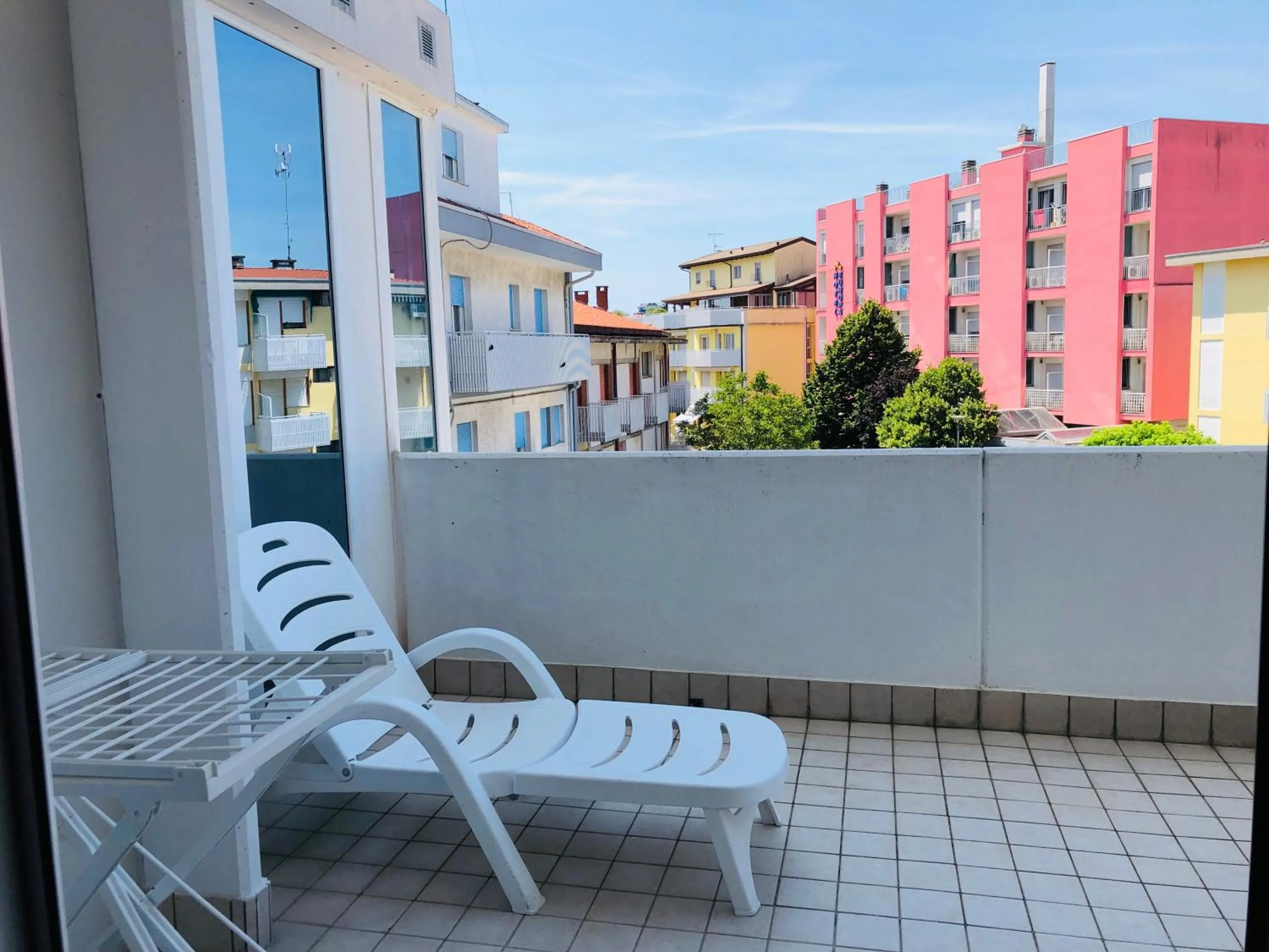 Balcony/Terrace in Hotel Residence Sanremo