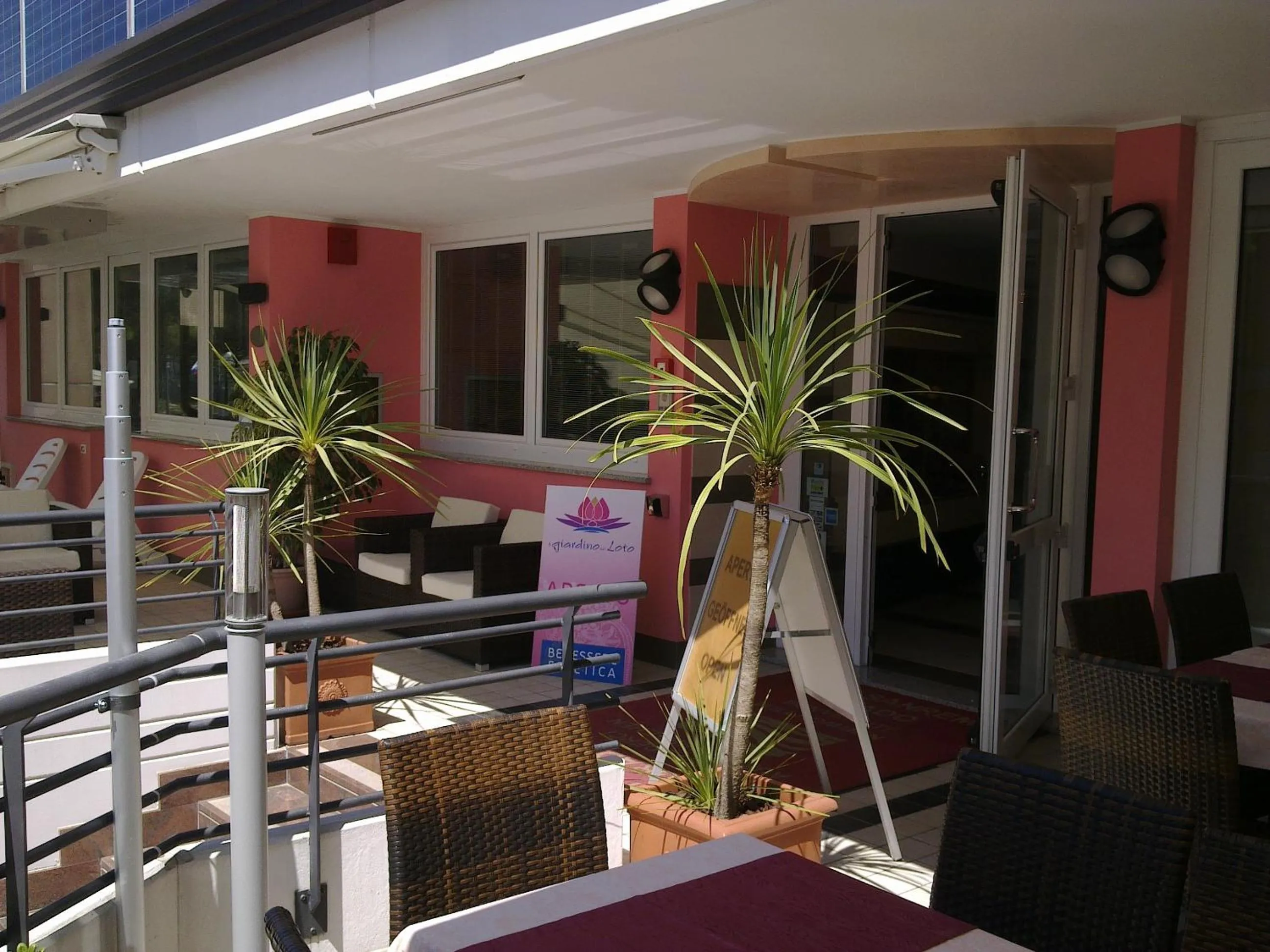Balcony/Terrace in Hotel Residence Sanremo