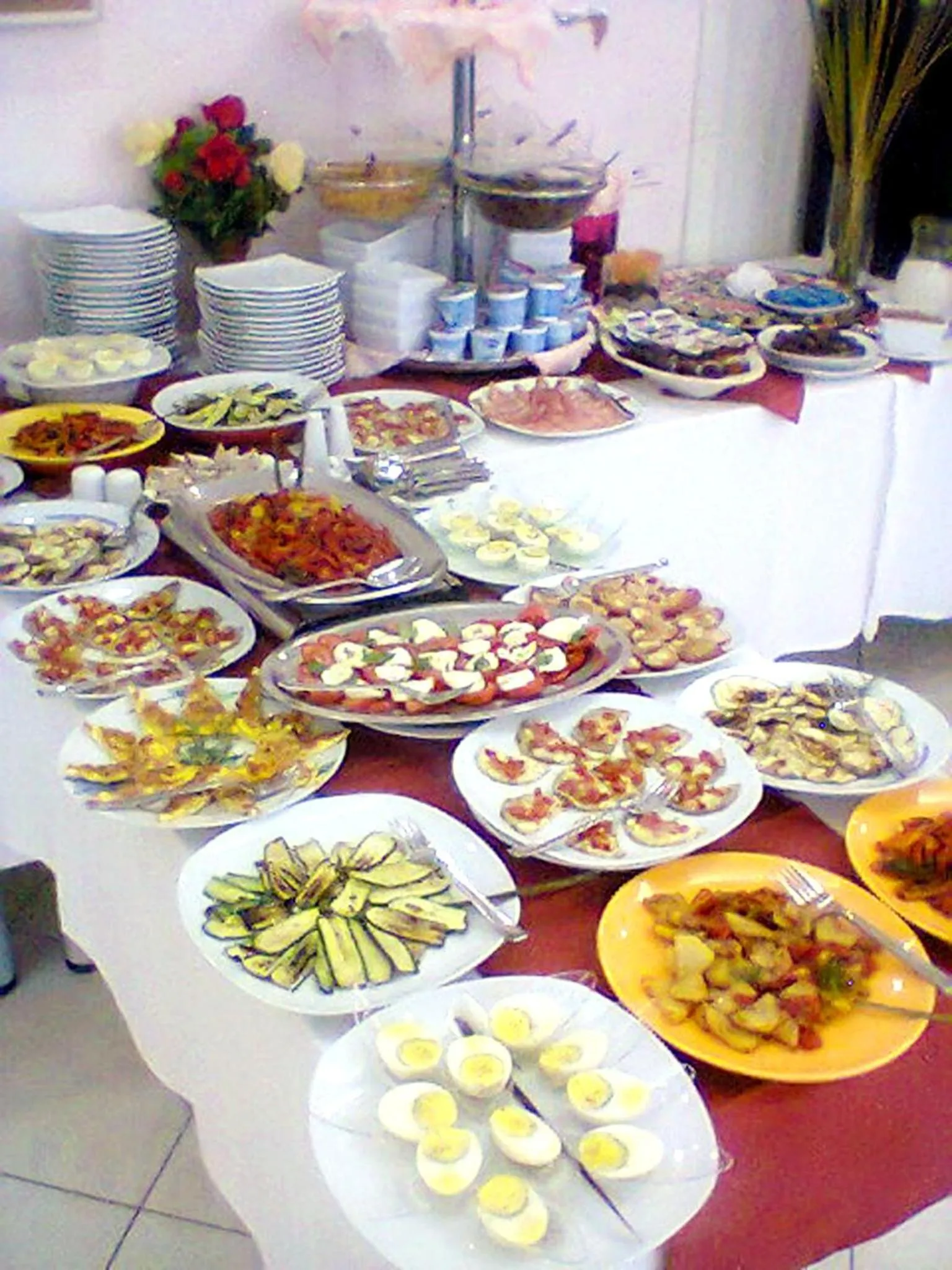 Buffet breakfast in Hotel Residence Sanremo