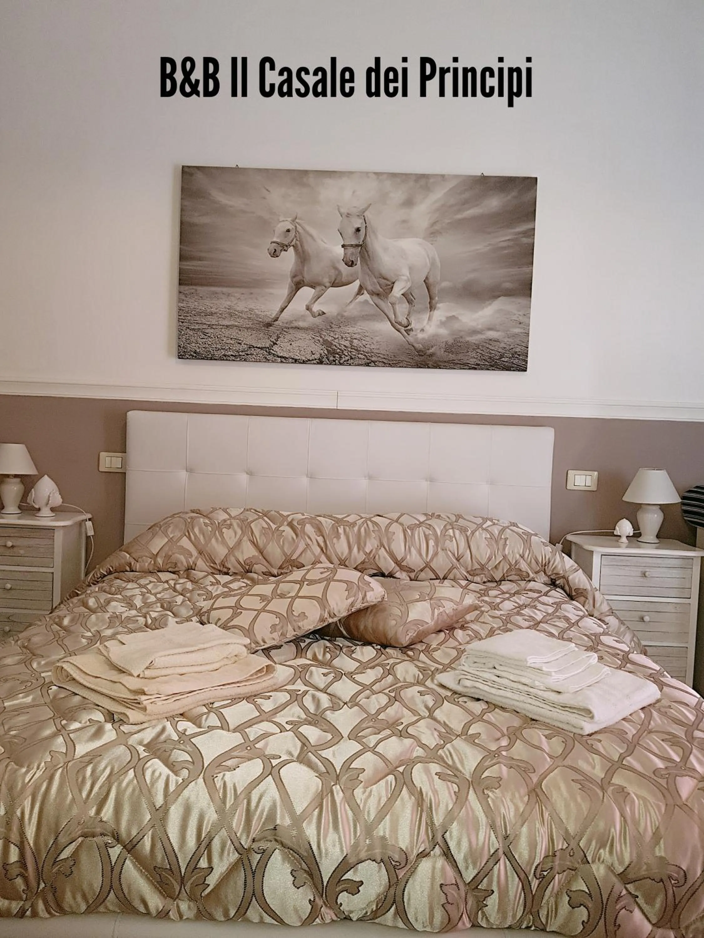 Bed in Il Casale dei Principi