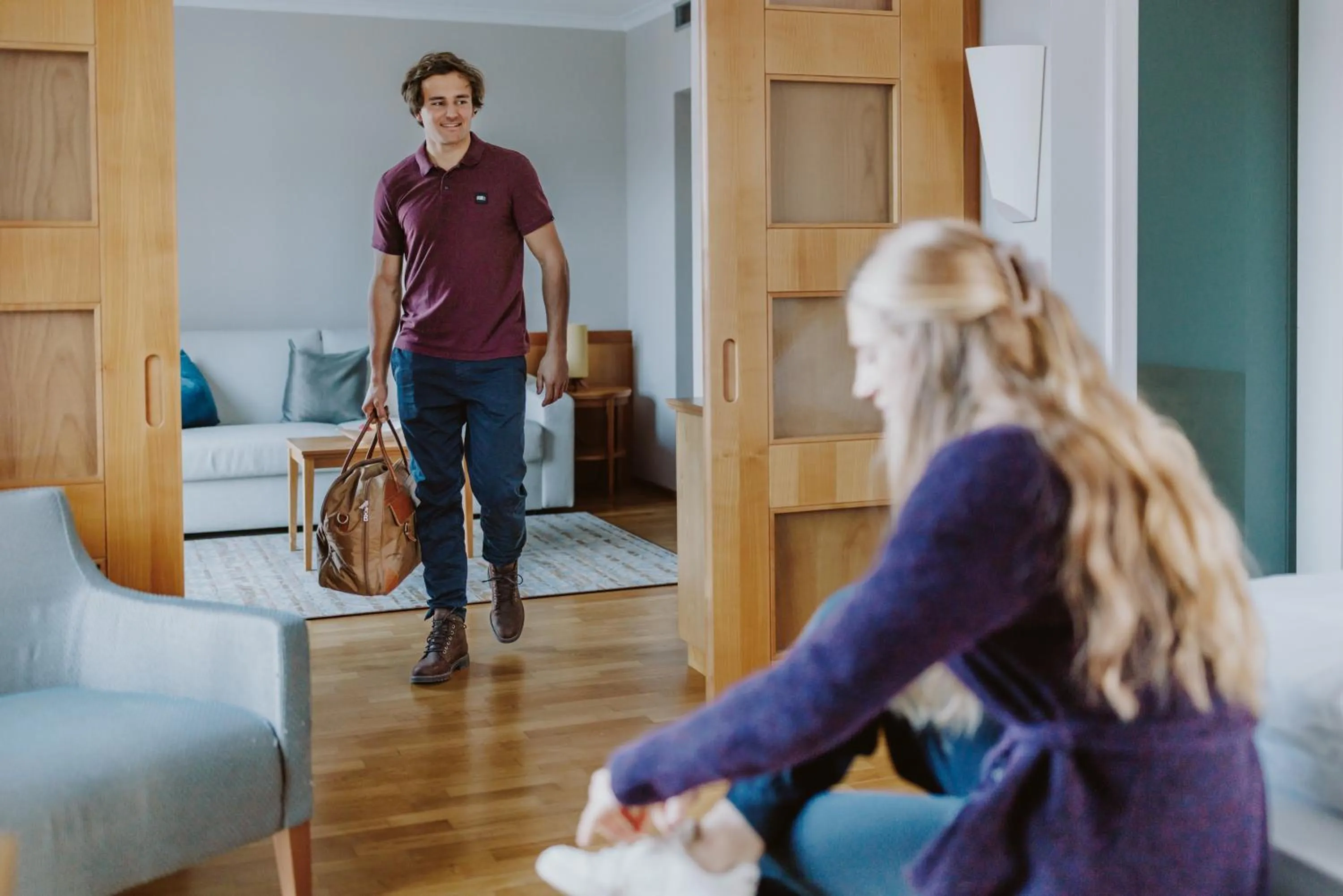 Living room in HOTEL POST alpine cityflair