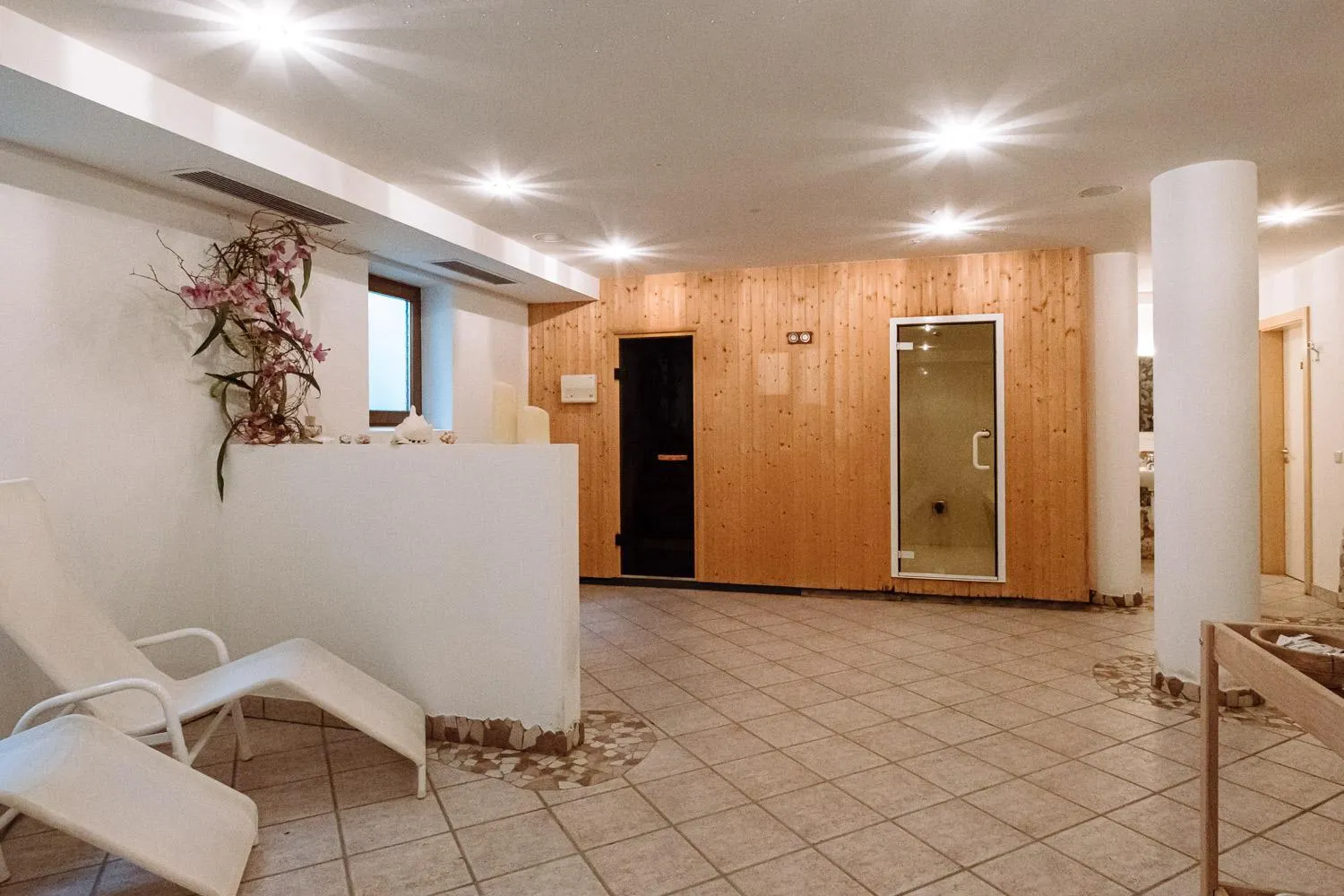 Sauna in Naturhotel Miraval