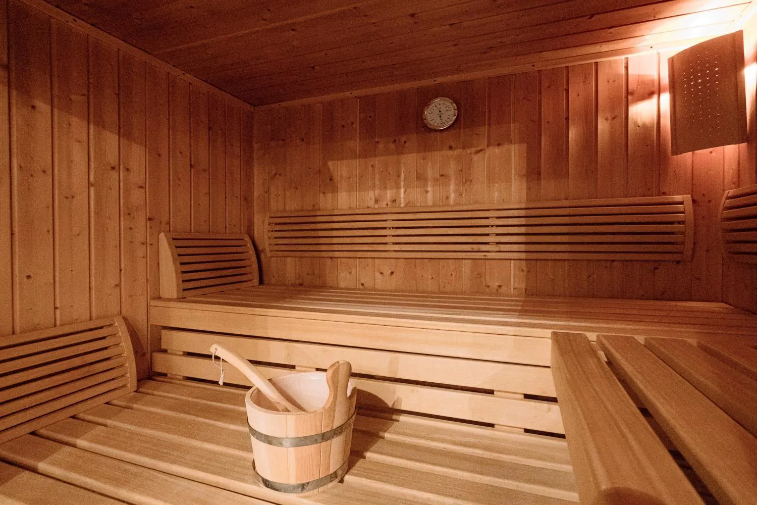 Sauna in Naturhotel Miraval