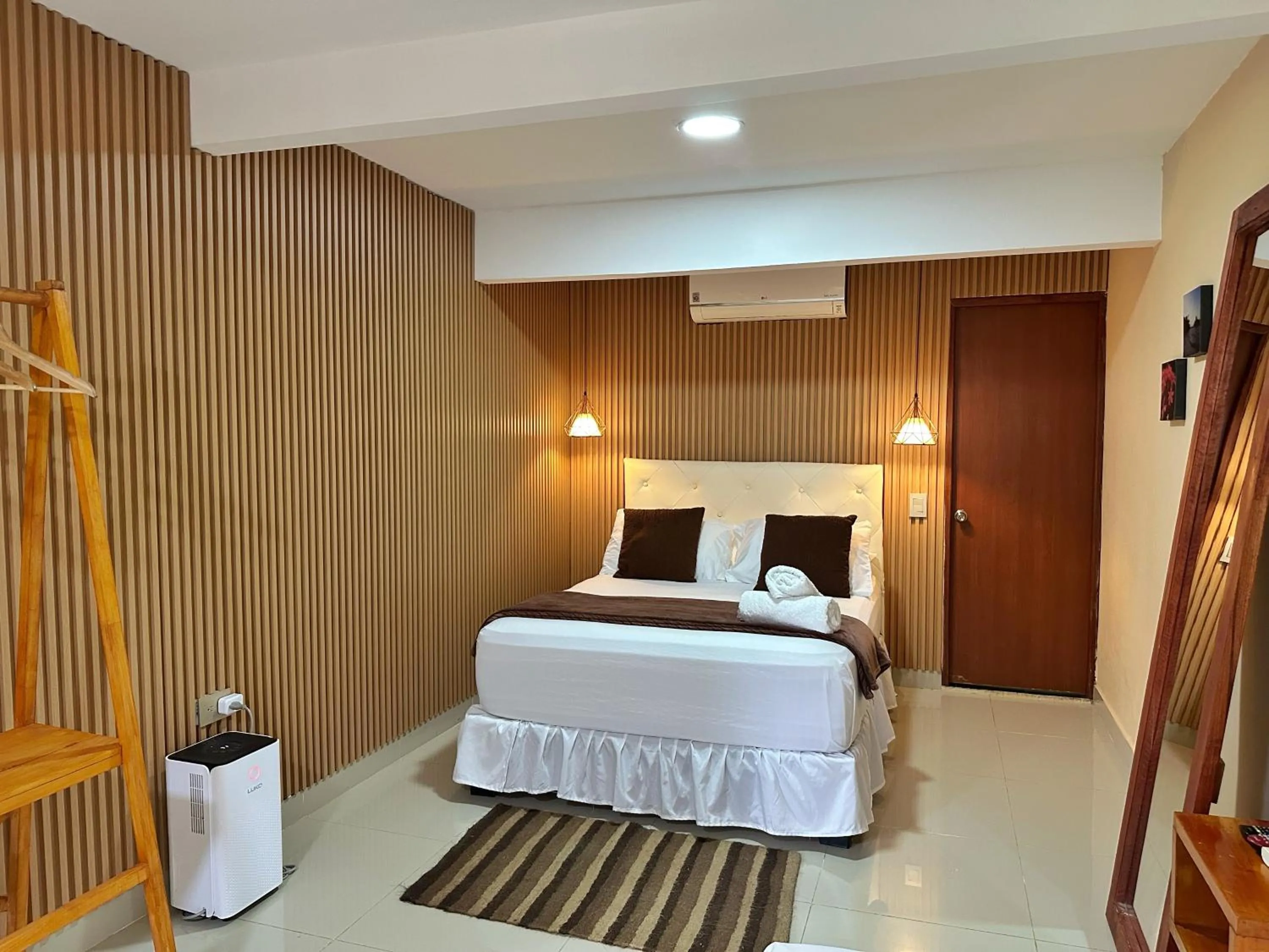 Bed in Hotel La Casablanca Tayrona