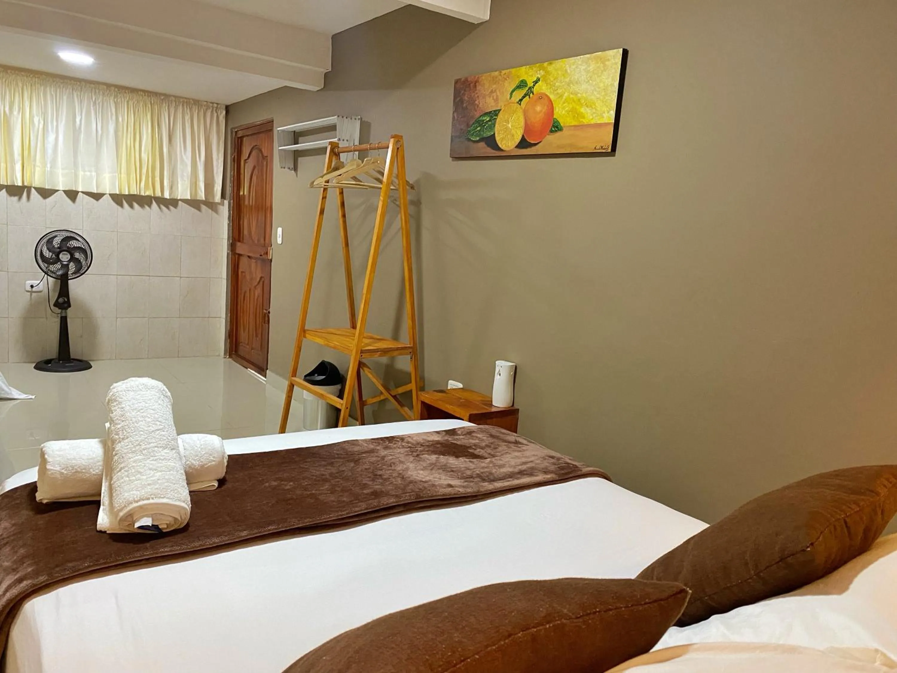 Bed in Hotel La Casablanca Tayrona