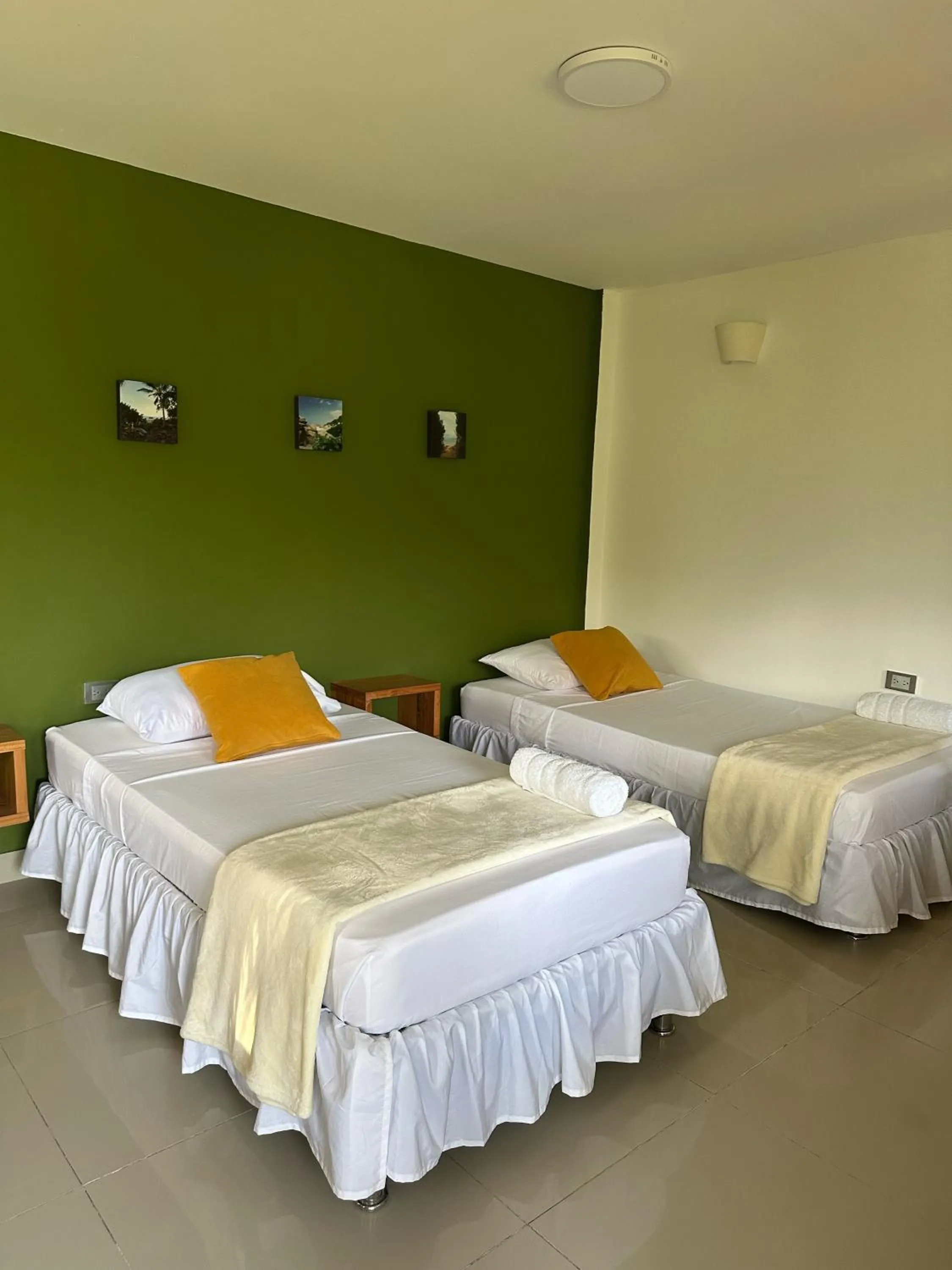 Bed in Hotel La Casablanca Tayrona