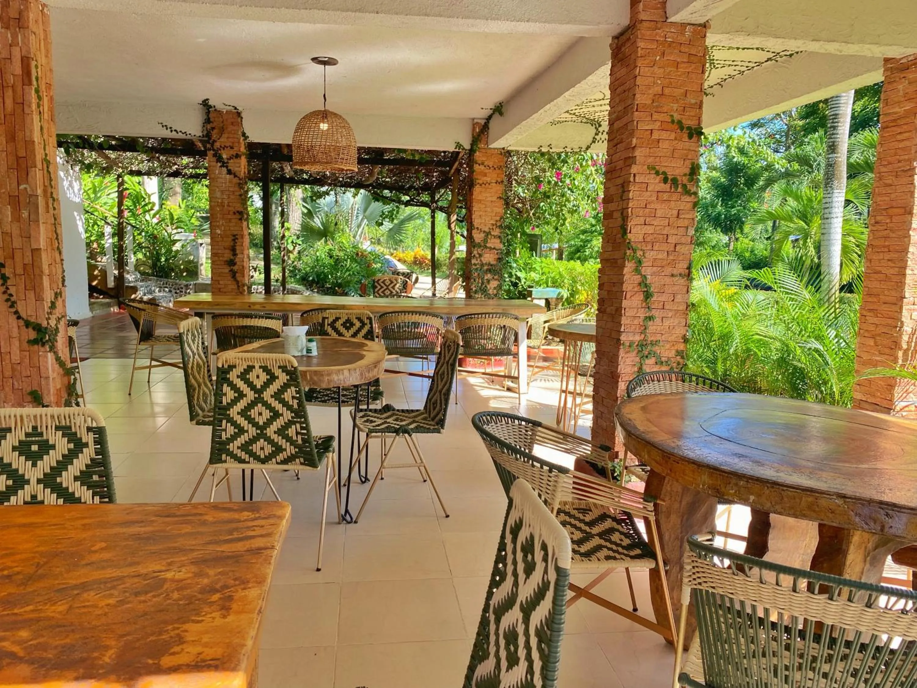 Garden in Hotel La Casablanca Tayrona