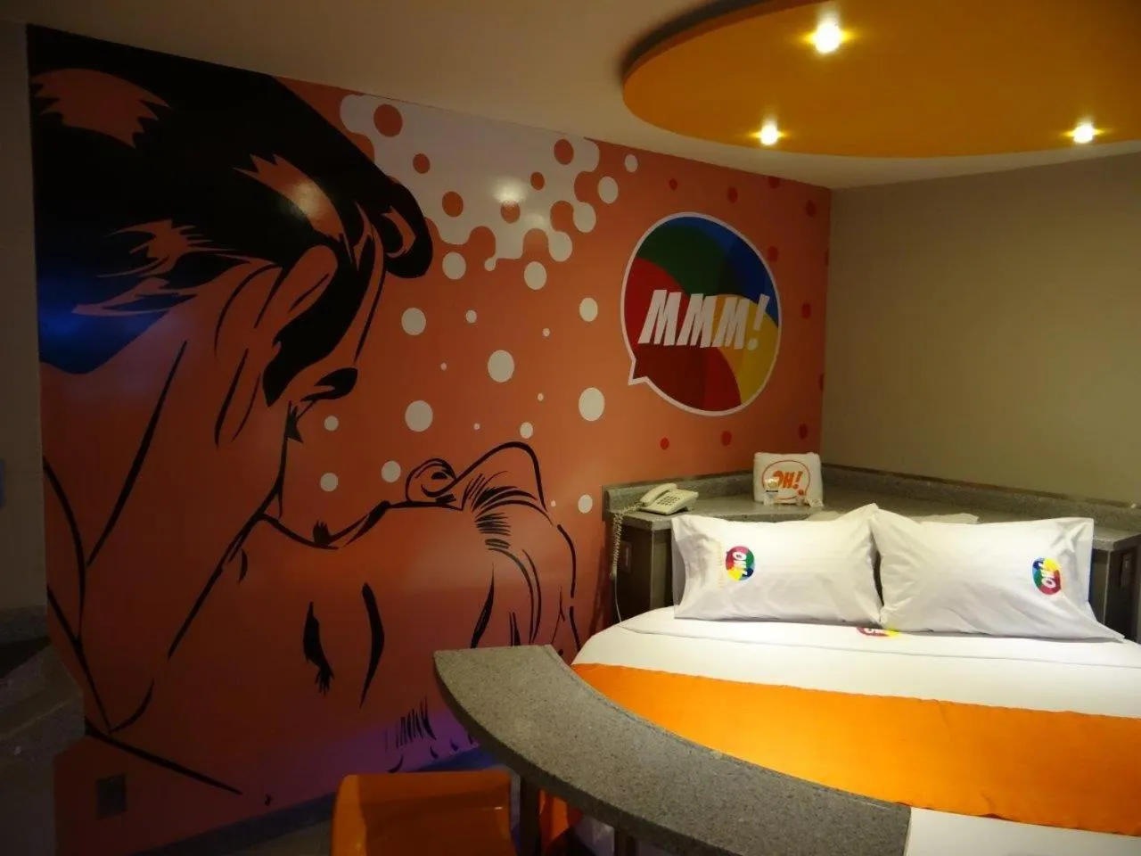 Bed in Oh! Oriente Hotel