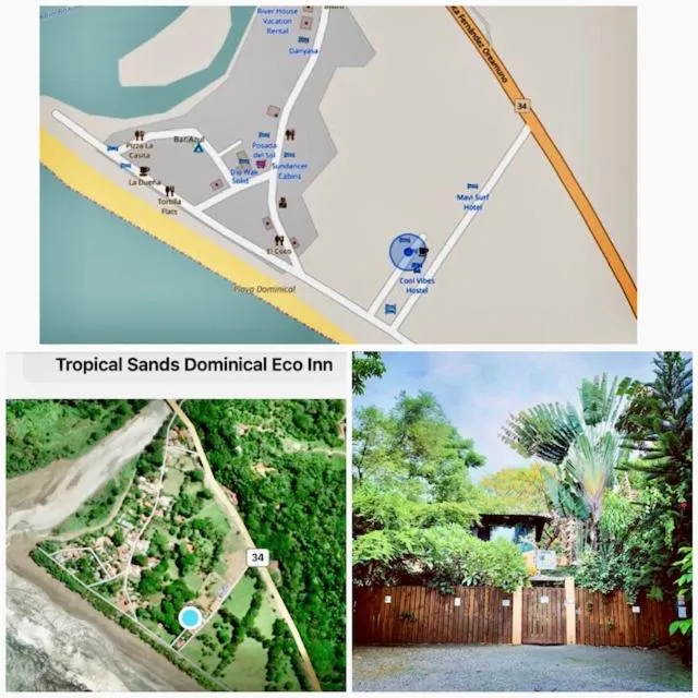 Property building in Hotel Tropical Sands Dominical