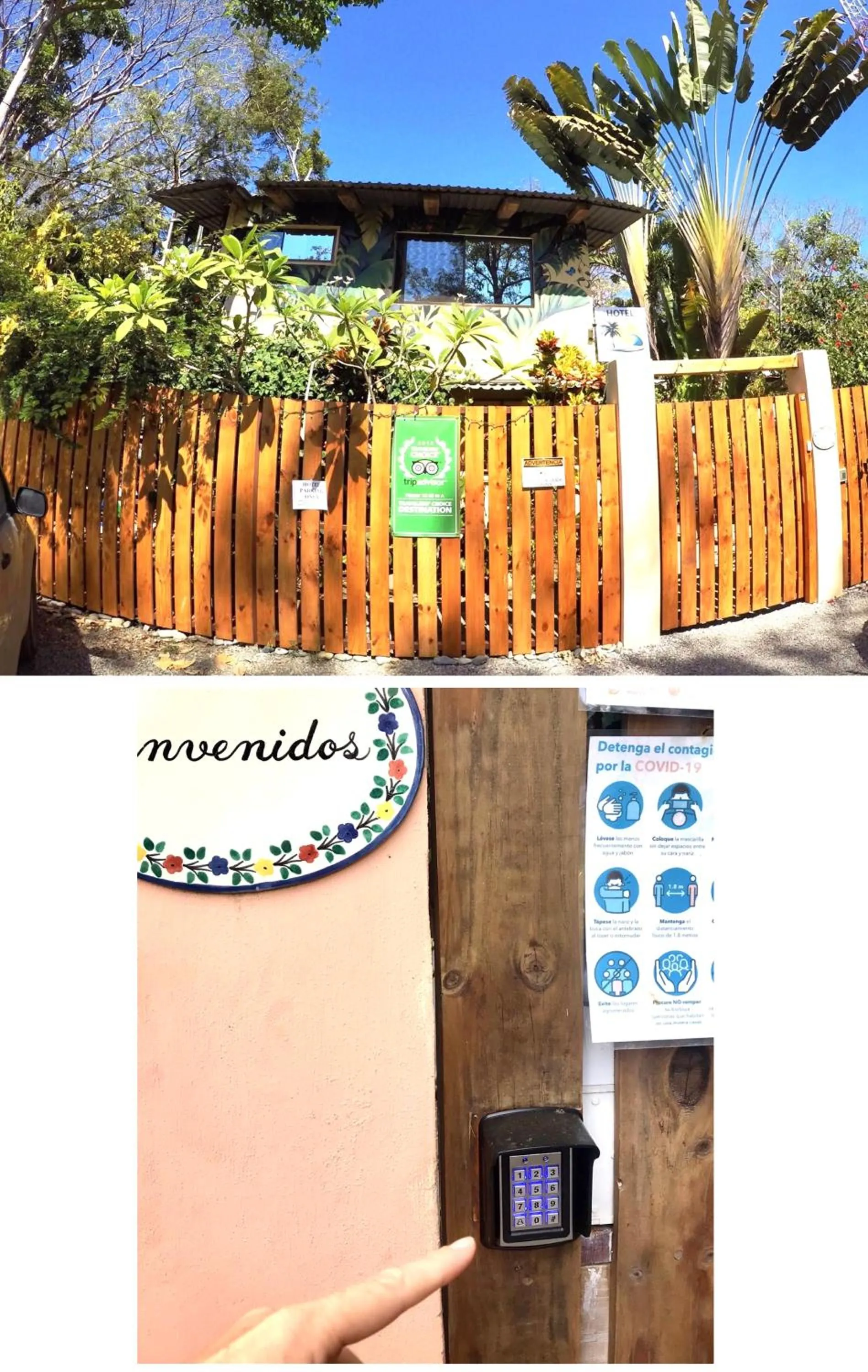 Property building in Hotel Tropical Sands Dominical