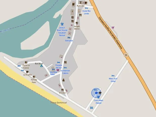 Neighbourhood in Hotel Tropical Sands Dominical