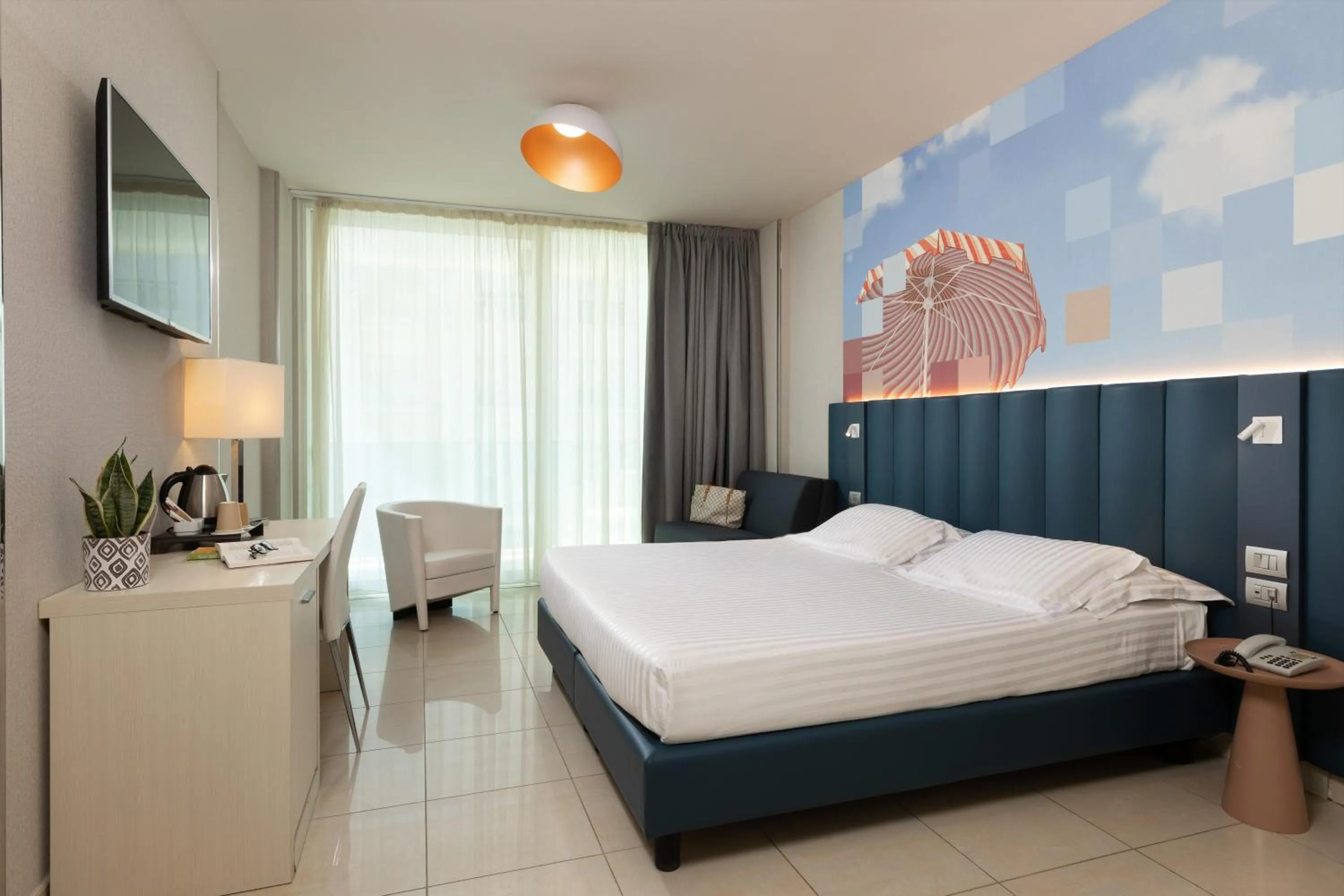 Bed in Mercure Hotel Rimini Artis