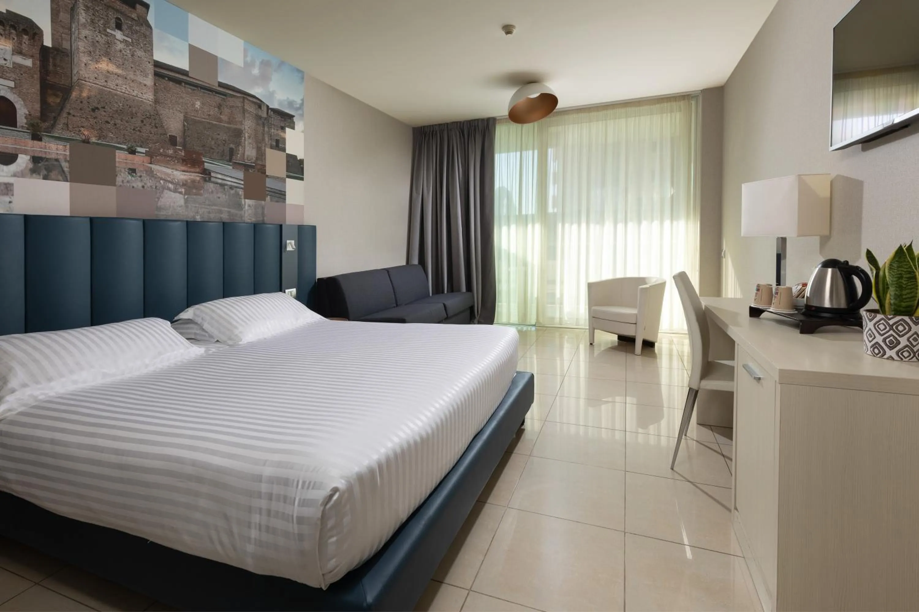 Bed in Mercure Hotel Rimini Artis