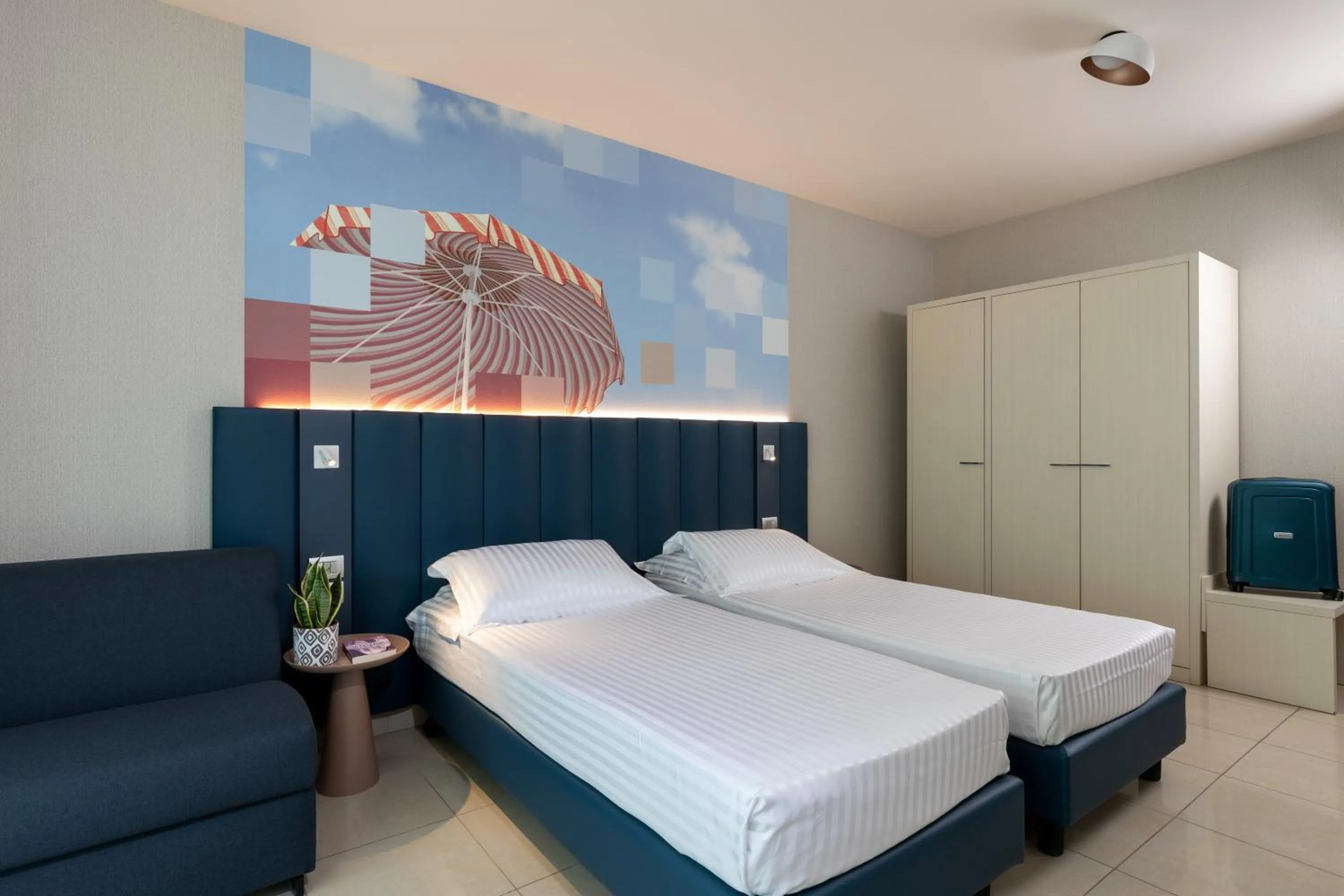 Bed in Mercure Hotel Rimini Artis