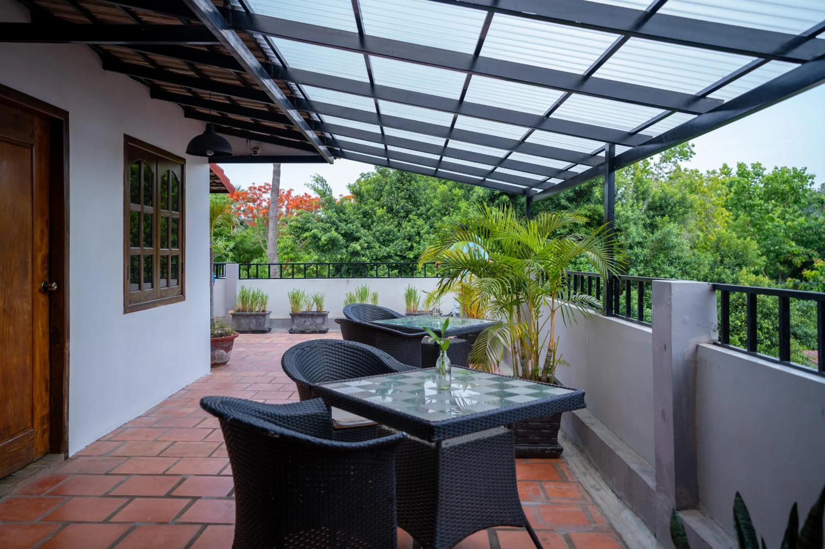 Balcony/Terrace in Villa D Riverside Boutique Hotel