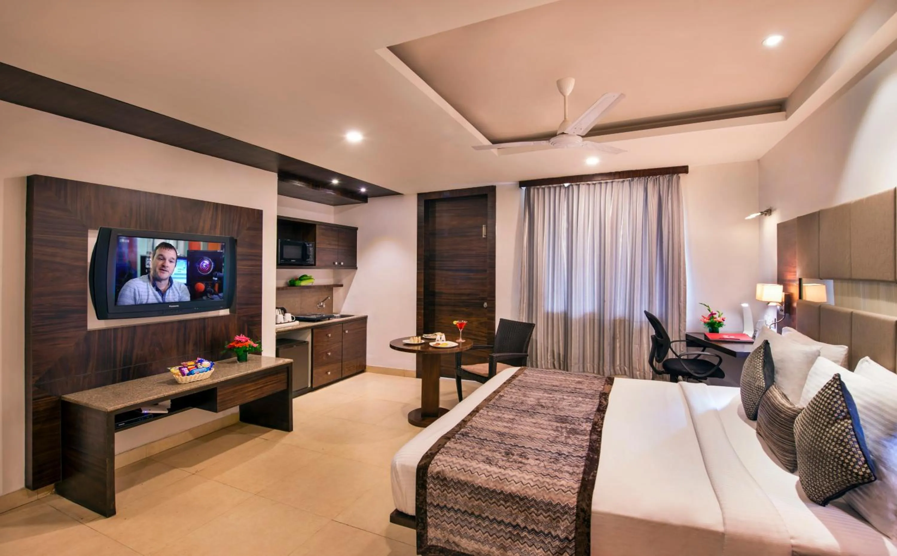 Bedroom, Bed in Lords Eco Inn Bengaluru Jayanagar