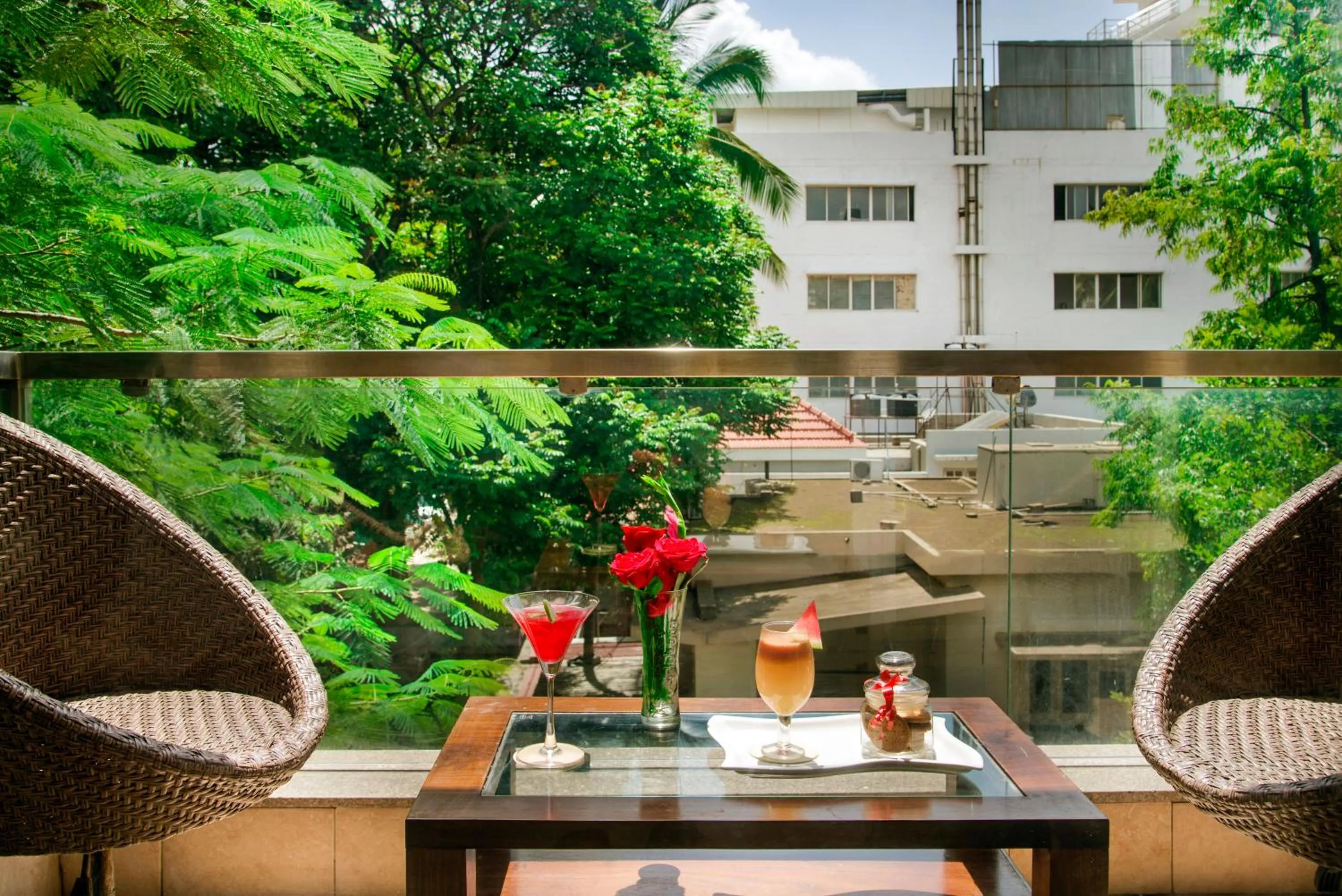 Balcony/Terrace in Lords Eco Inn Bengaluru Jayanagar