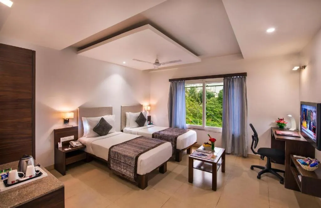 Bed in Lords Eco Inn Bengaluru Jayanagar