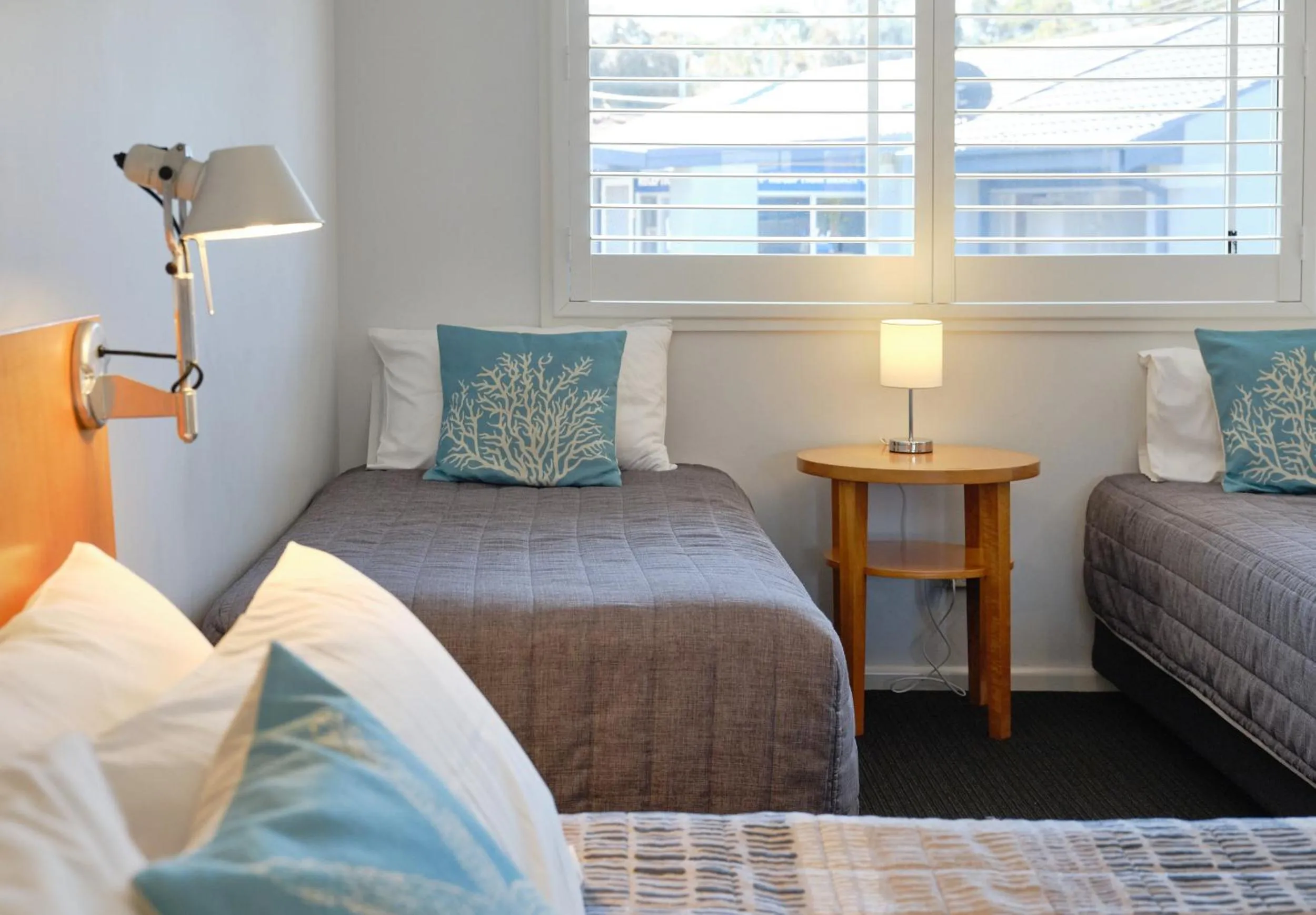 Bed in Culburra Beach Motel