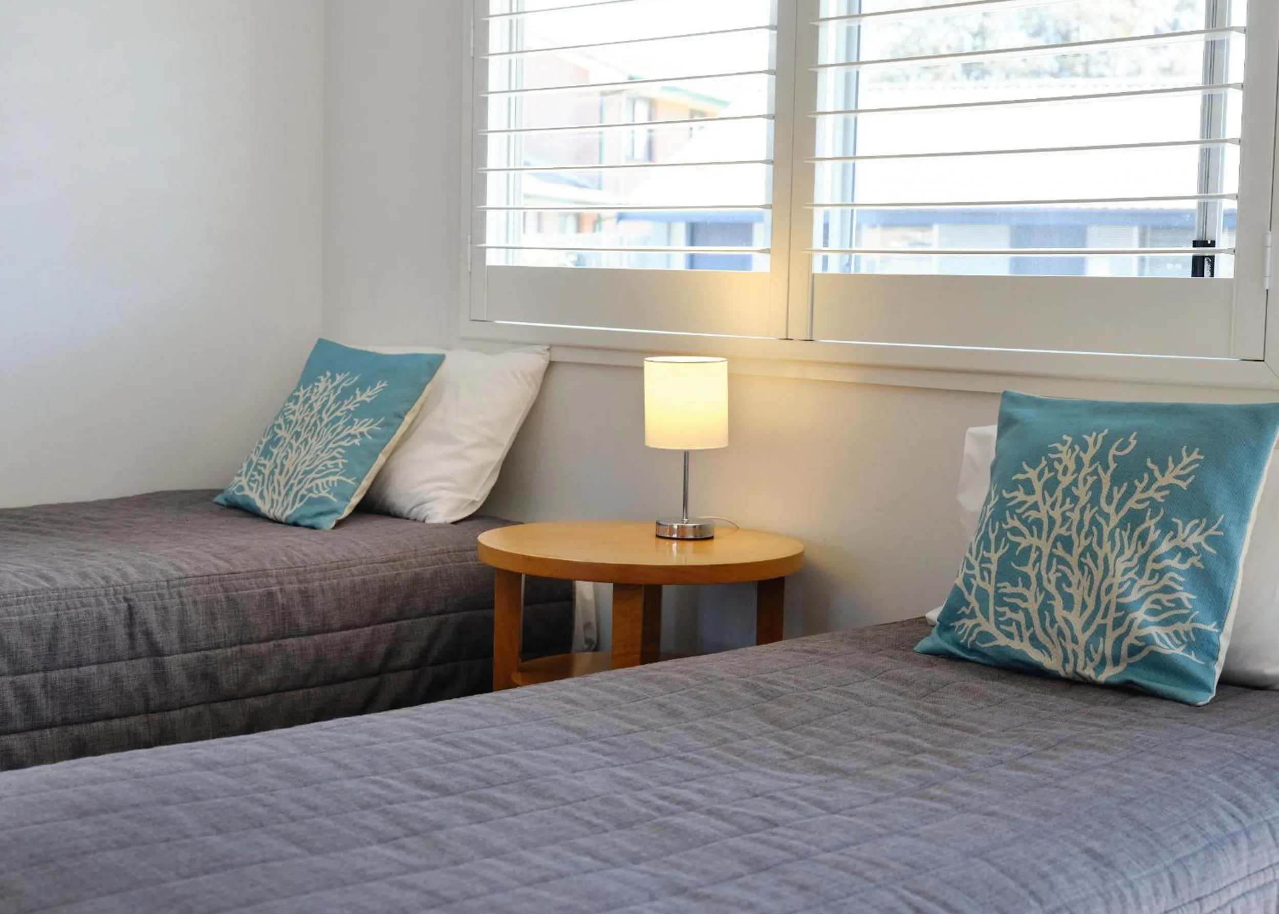 Bed in Culburra Beach Motel