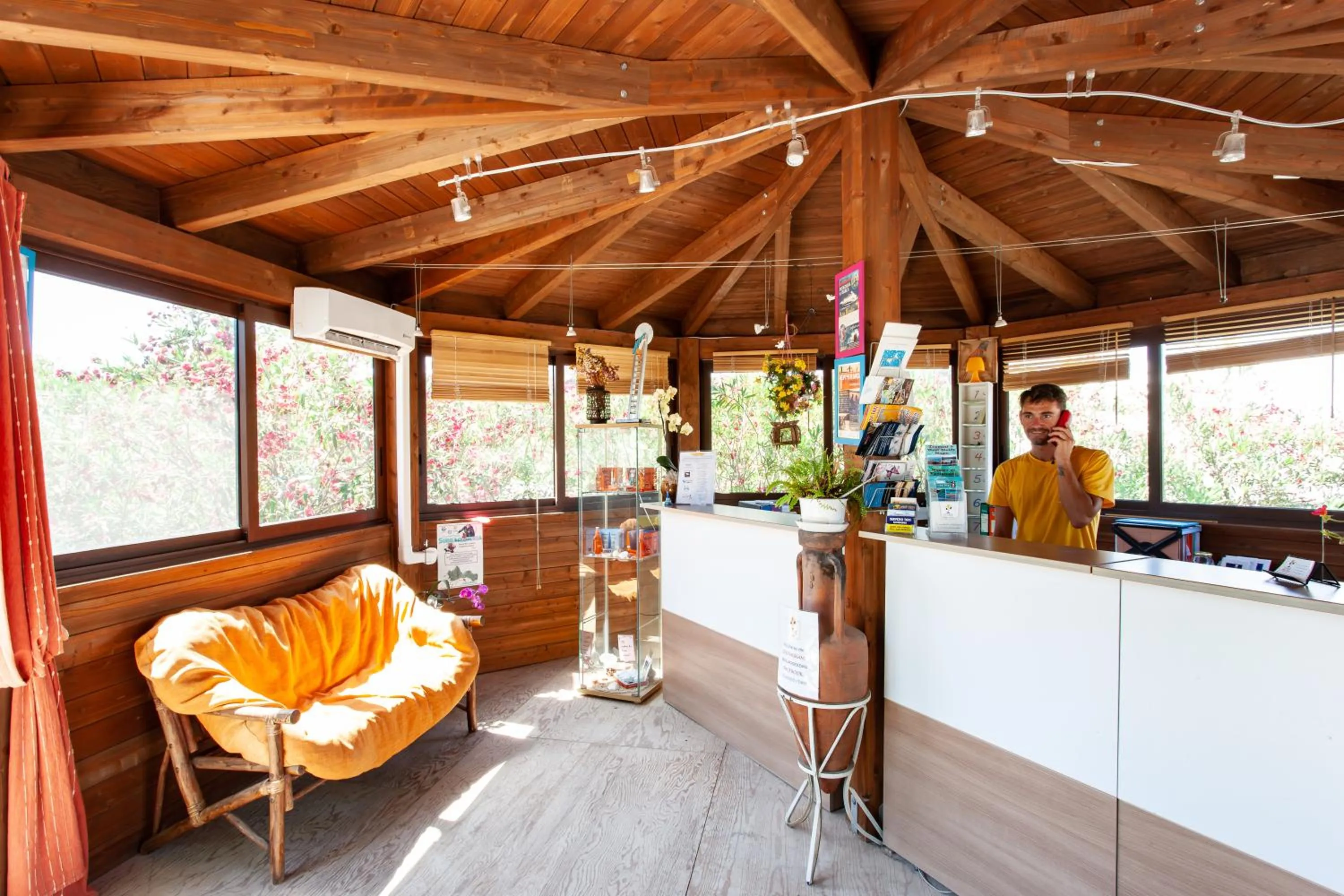 Lobby or reception in L'Oasi Villaggio Albergo