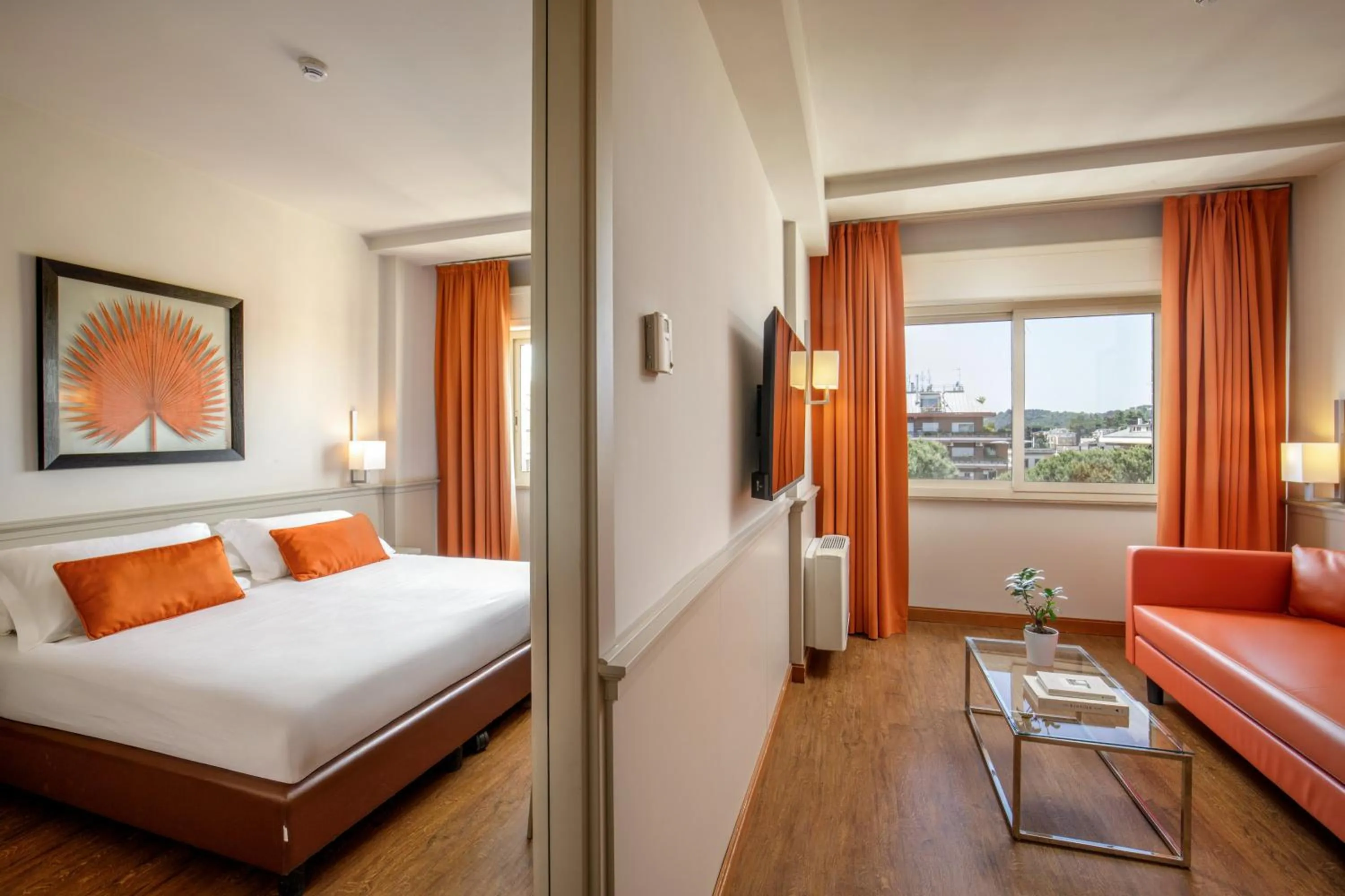 Photo of the whole room, Bed in Grand Hotel Fleming by OMNIA hotels