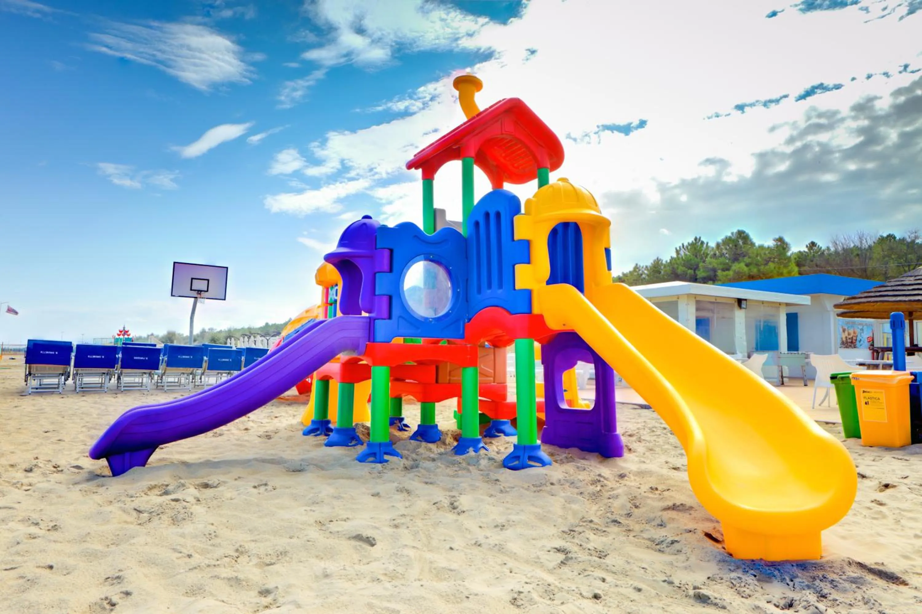 Beach in Hotel Columbia