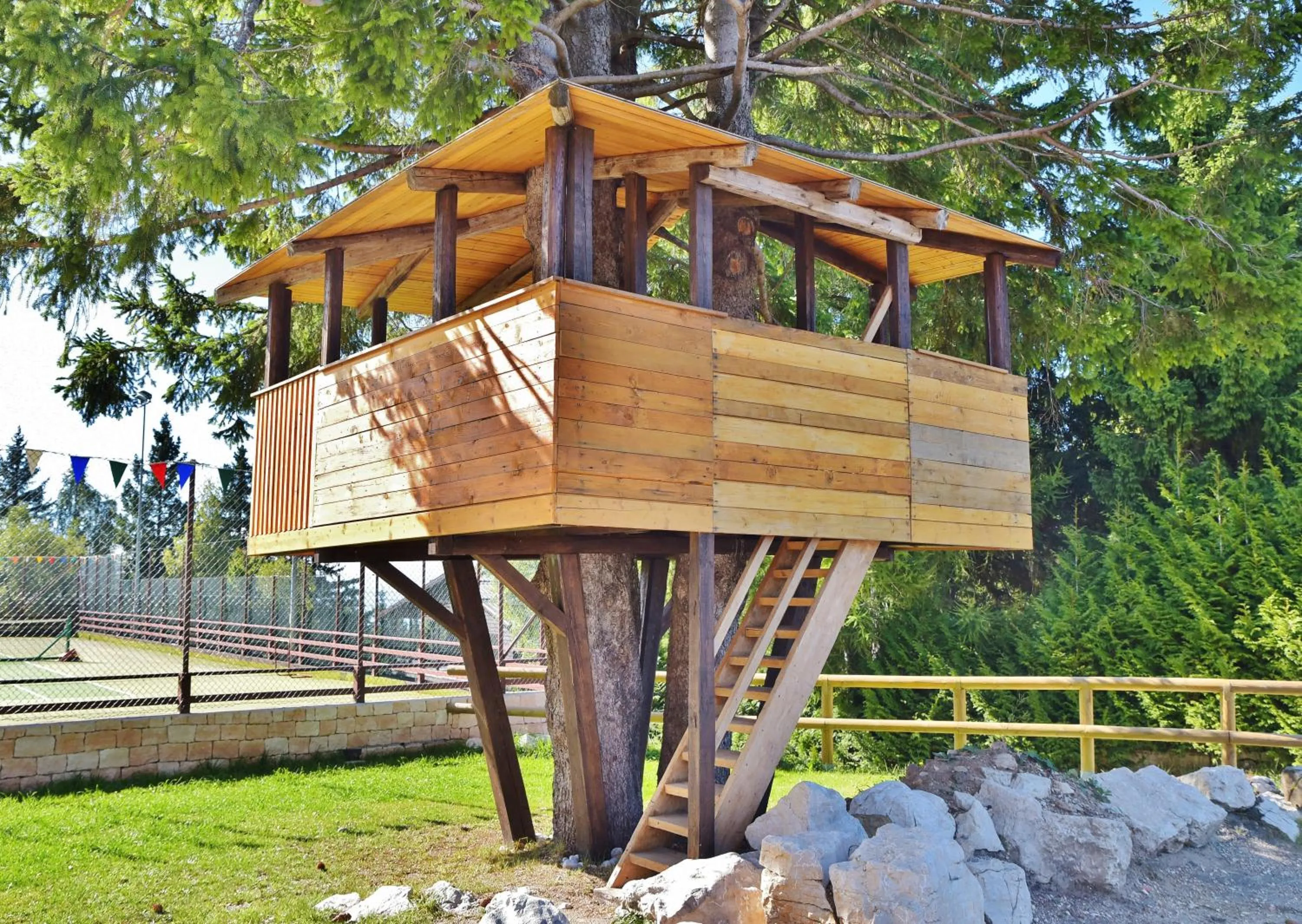 Garden in Hotel Montana